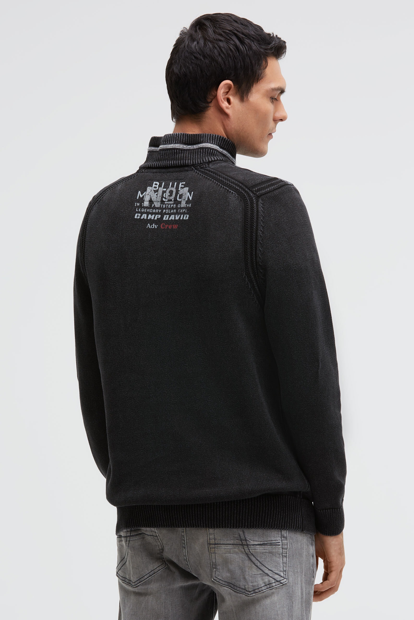 CAMP DAVID Troyer aus Baumwolle