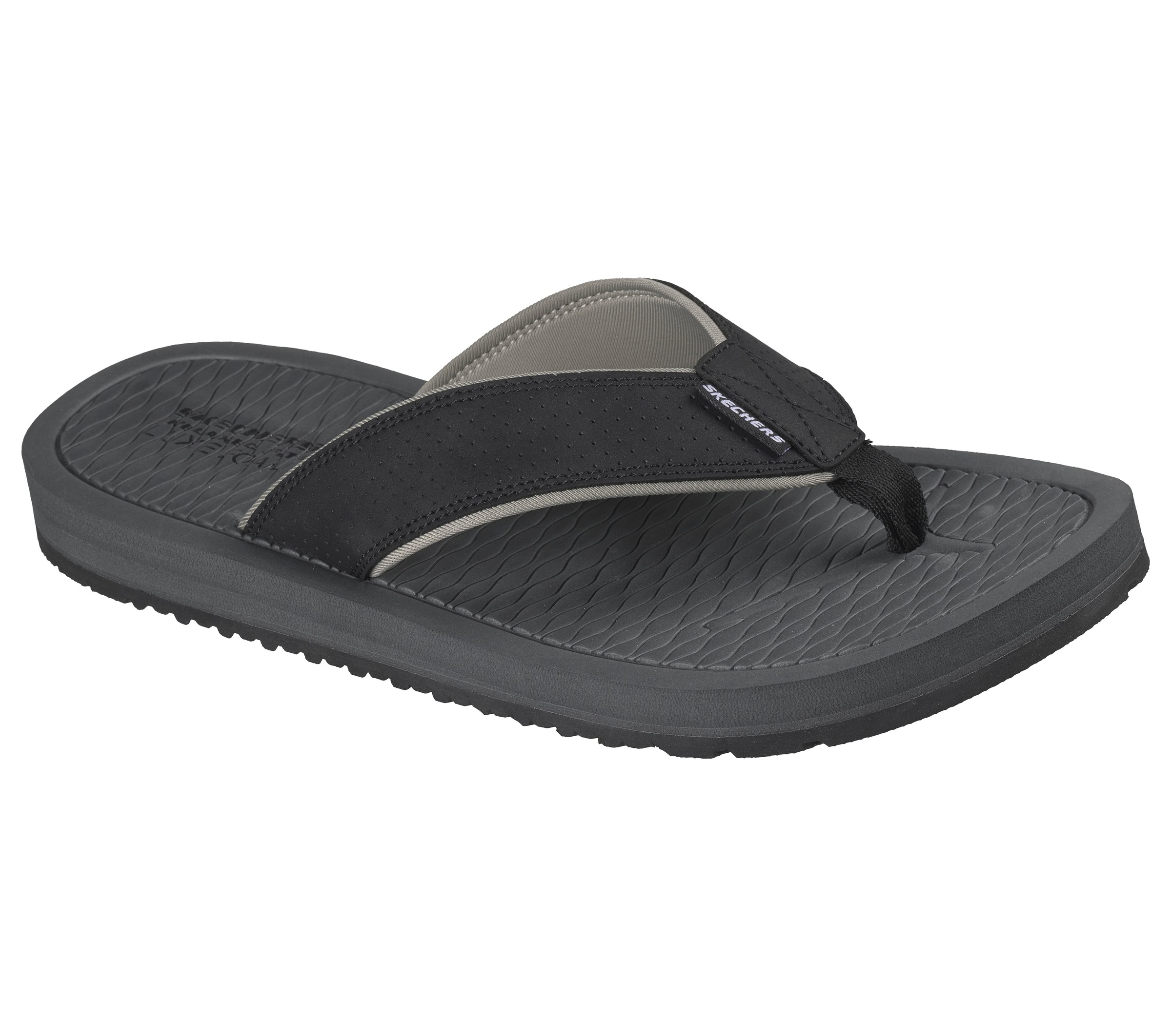 Skechers Quill - Board View Flip-Flop Black 45 2