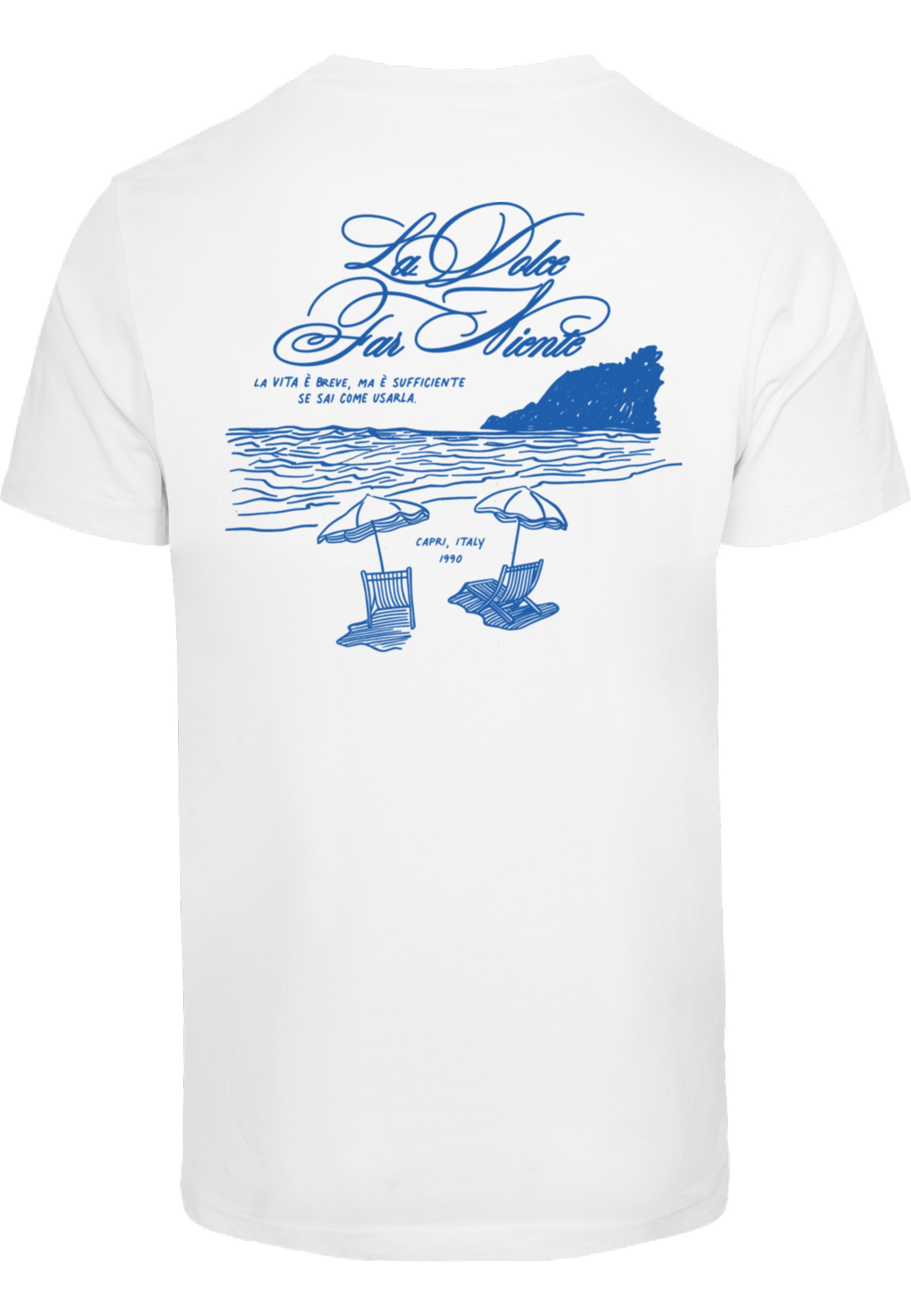 MisterTee T-Shirt "MisterTee La Vita E Breve Tee" 1 Stk. günstig online kaufen