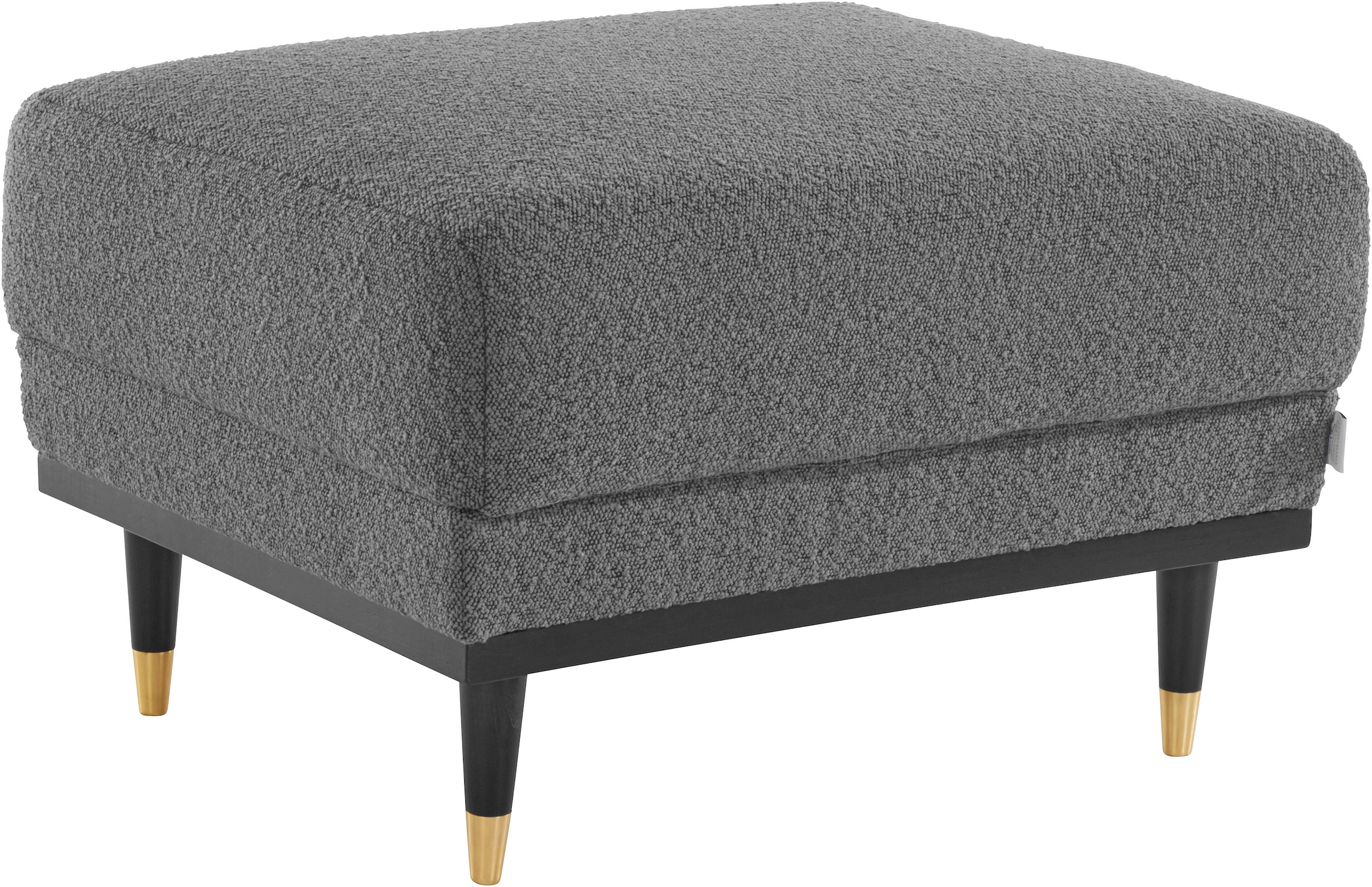 Guido Maria Kretschmer Home&Living Polsterhocker »Chamby New«, im Bouclé-Strukturbezug