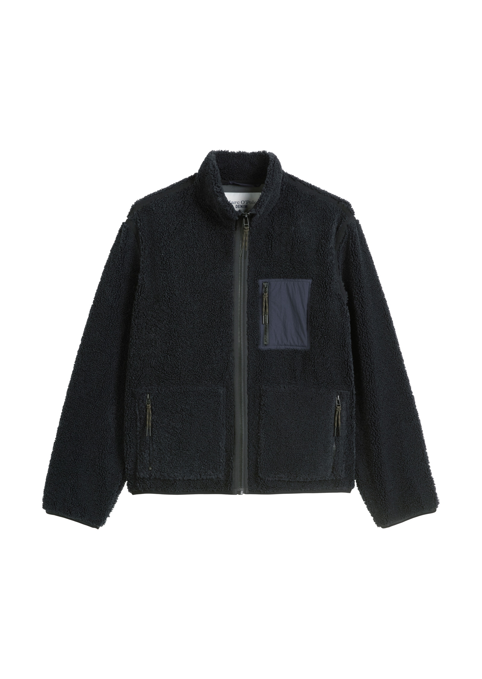 Marc O'Polo DENIM Outdoorjacke »mit Nylon-Brusttasche«, ohne Kapuze