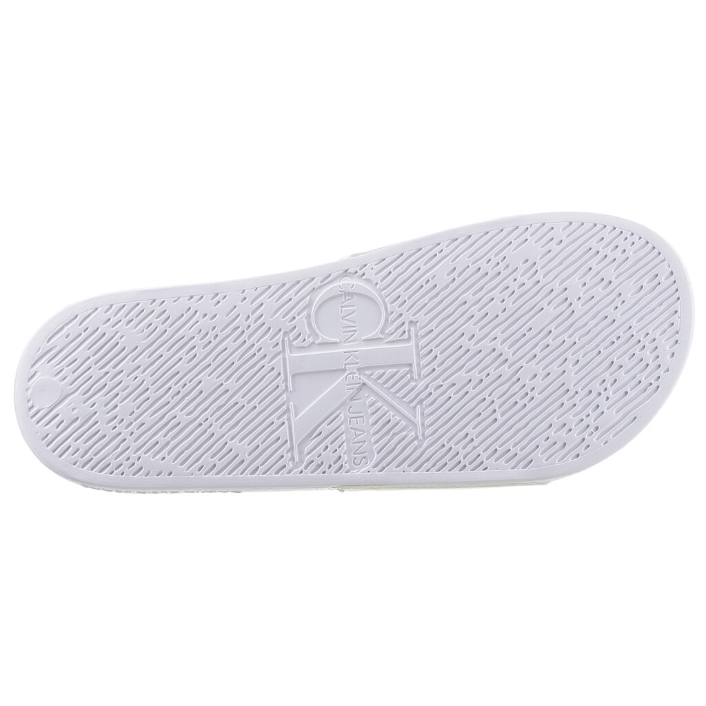 Calvin Klein Jeans Pantolette »SLIDE NY PEARL«