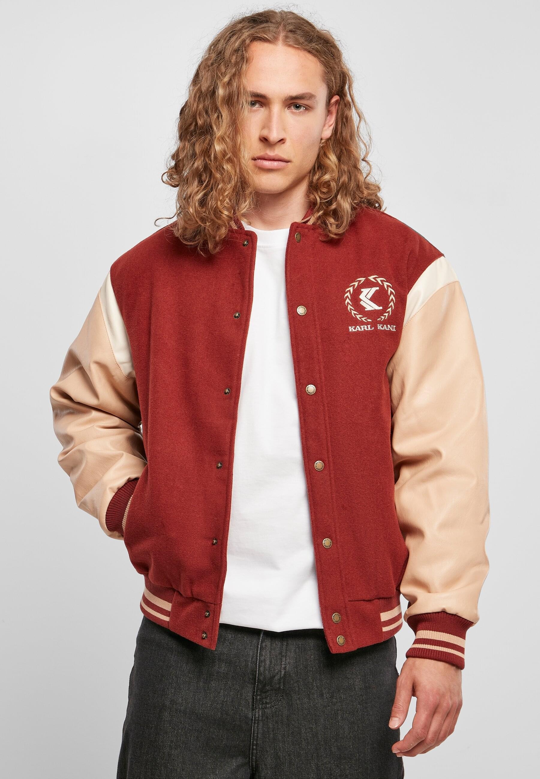 Karl Kani Collegejacke »Karl Kani Herren KM223-076-1 KK OG College Jacket«, (1 St.), ohne Kapuze