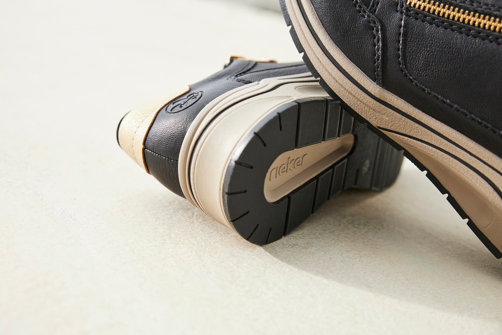 Rieker Keilsneaker, Halbschuh, Schnürschuh, Freizeitschuh mit Soft-Einlage