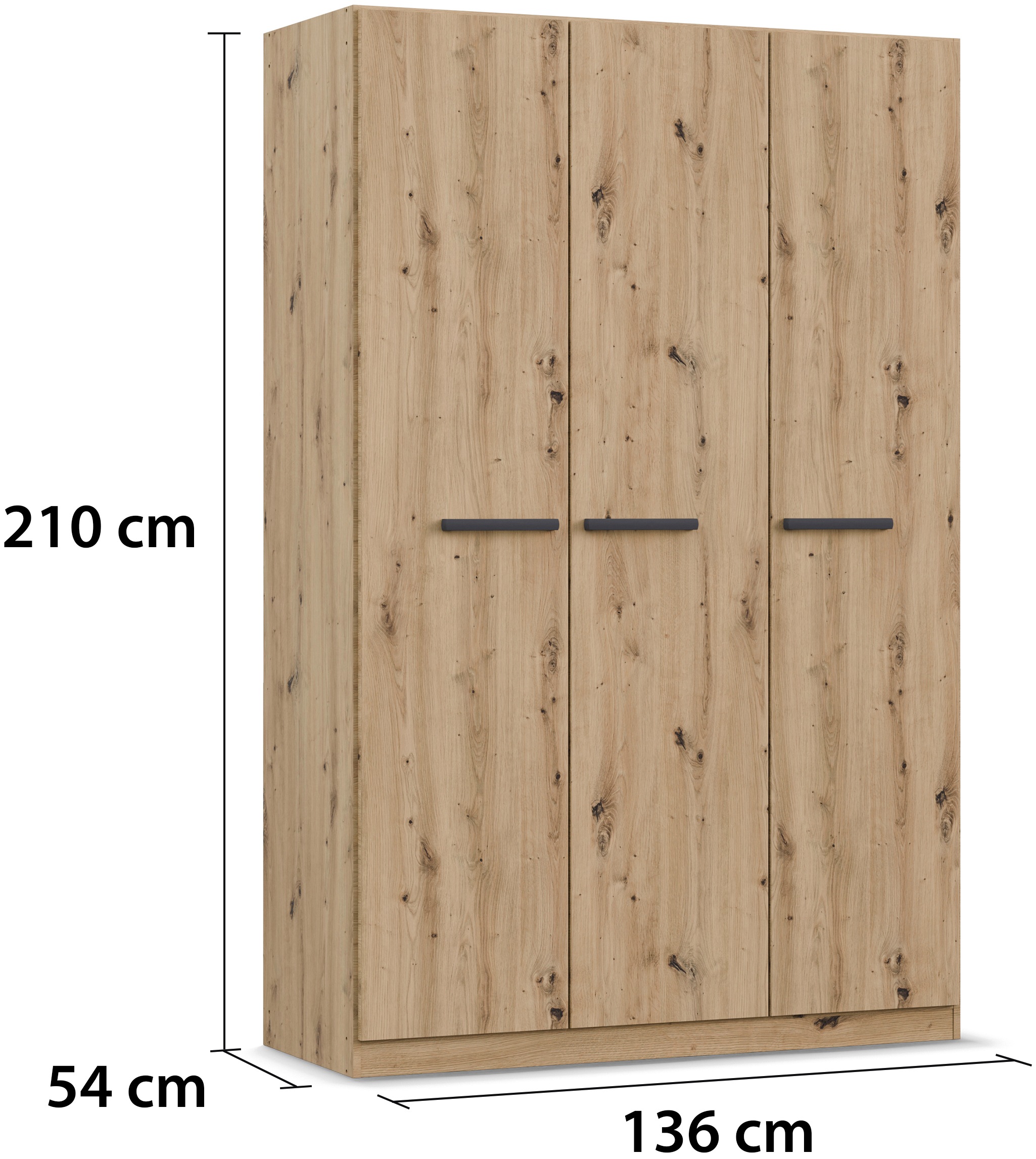 rauch Drehtürenschrank »Kleiderschrank Schrank Garderobe Garderobenschrank Stauraumwunder MODI«, optional mit Spiegel MADE IN GERMANY