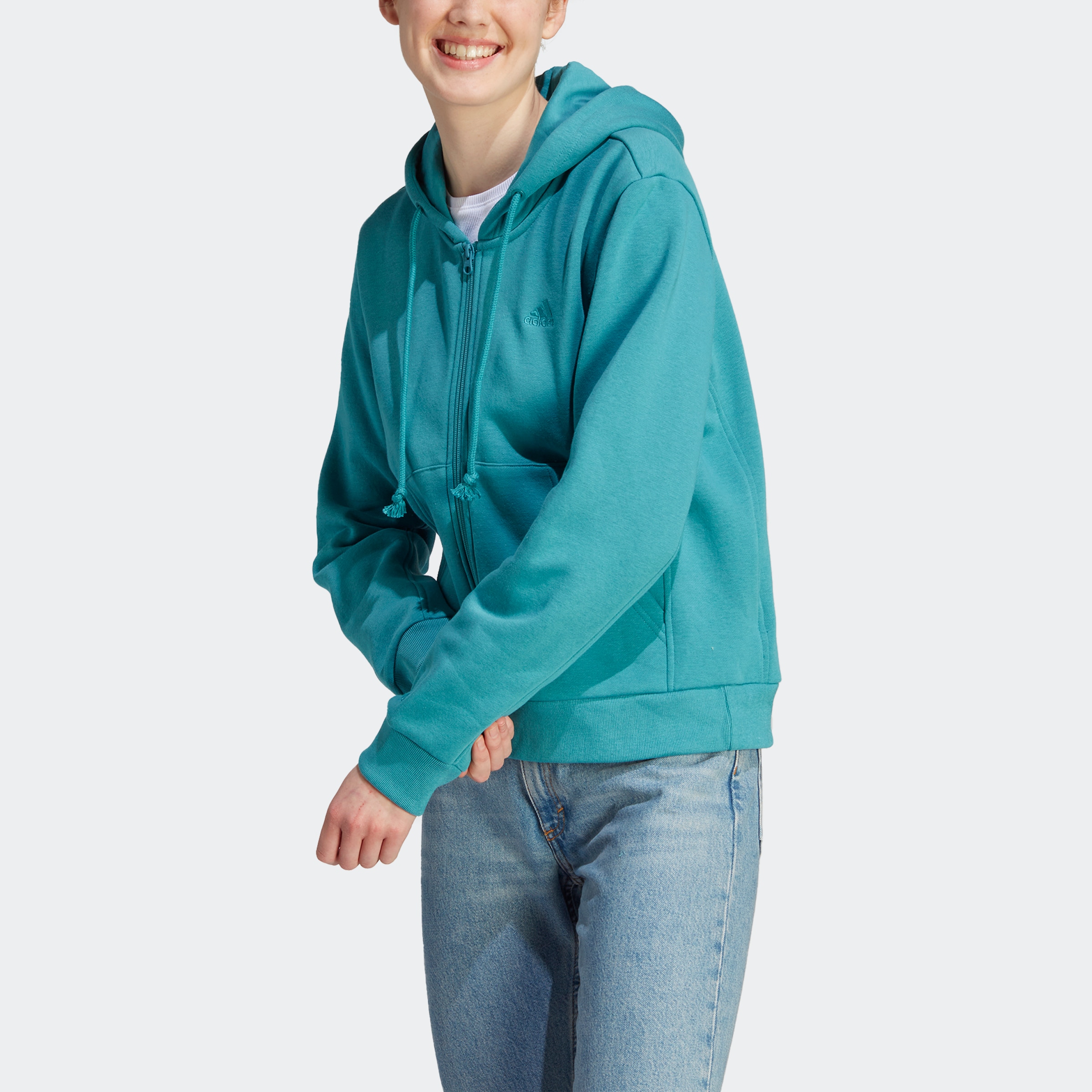 adidas Sportswear Kapuzensweatshirt "ALL SZN FLEECE FULLZIP KAPUZENJACKE" günstig online kaufen