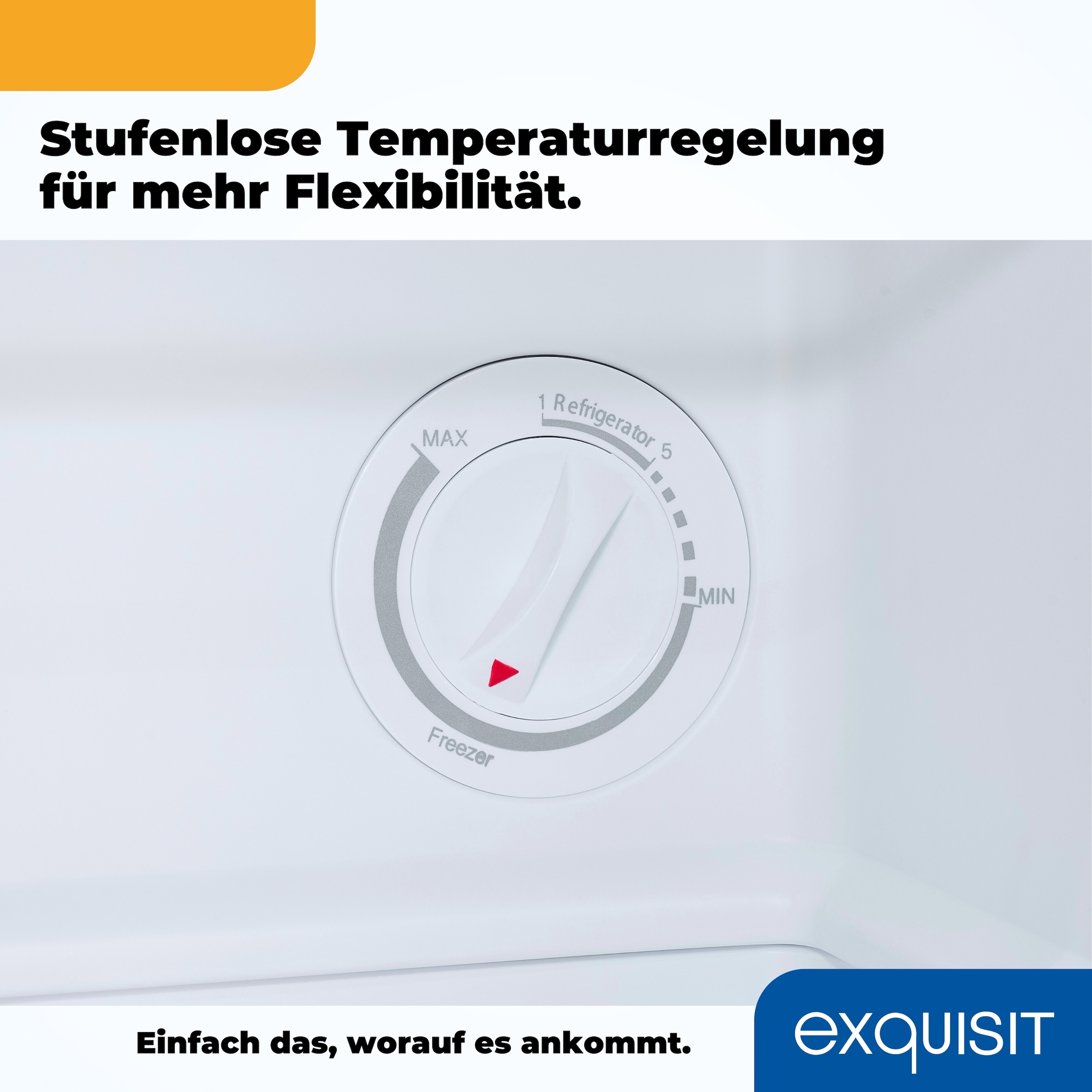 exquisit Gefrierschrank »GB40-050C schwarz«, 49,5 cm hoch, 47,5 cm breit, Mini Gefrierschrank
