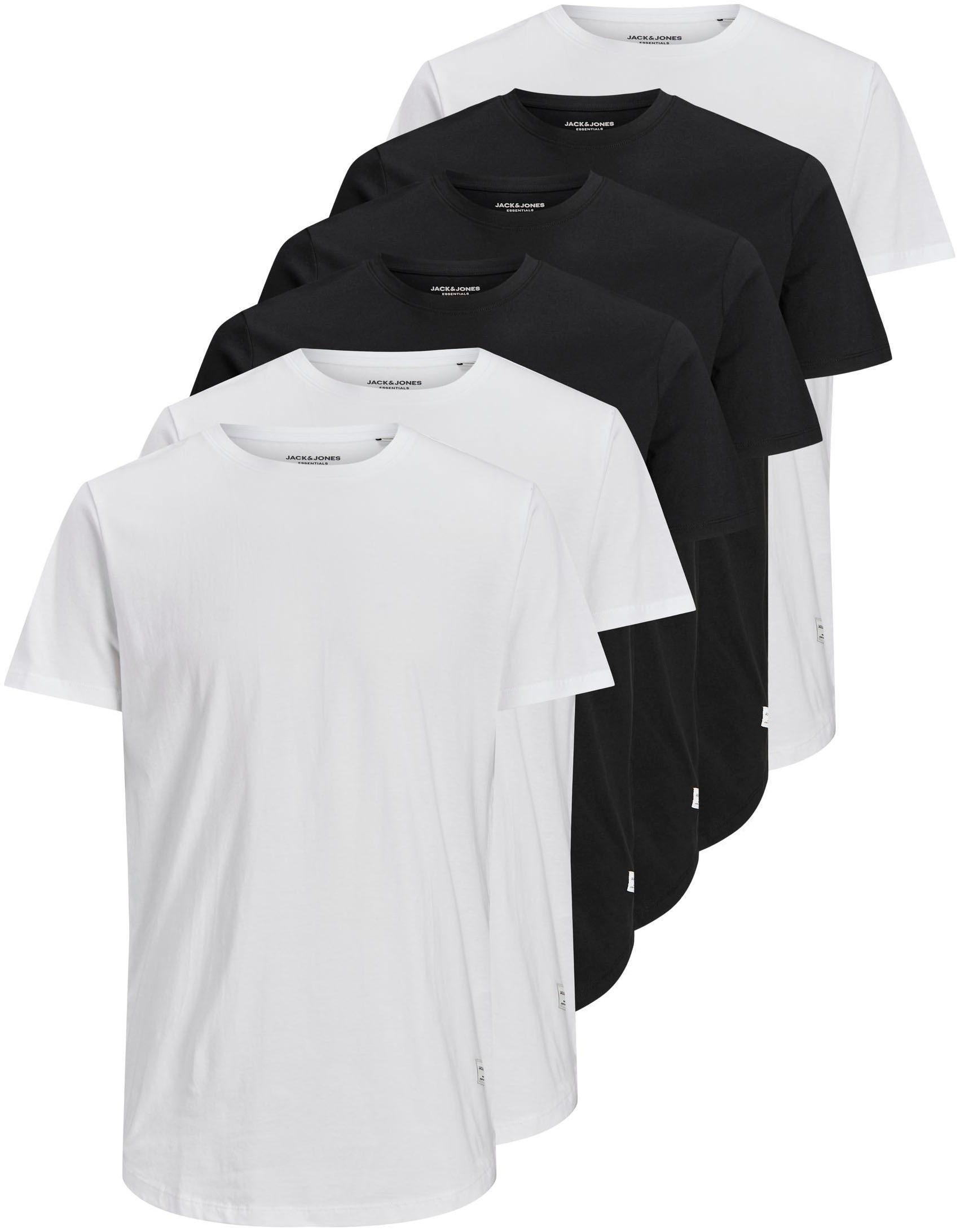Jack & Jones T-Shirt »NOA TEE SS CREW NECK 7PK« (Packung 7 tlg.)