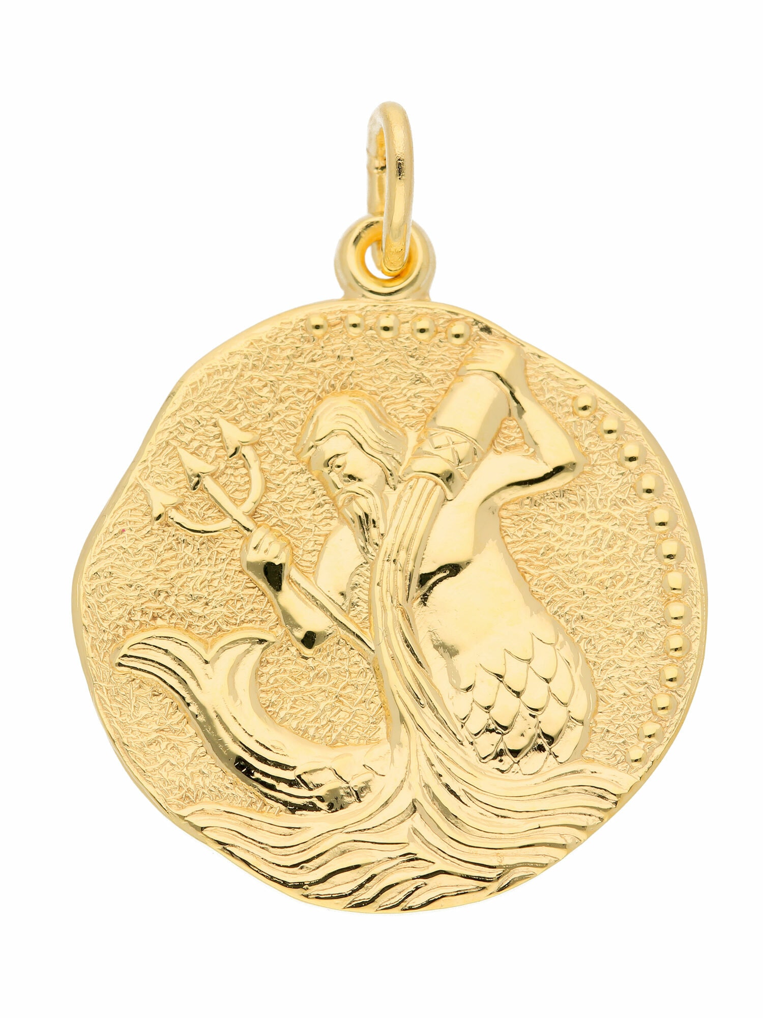 Adelia´s Kettenanhänger »333 Gold Sternzeichen Anhänger Wassermann Ø 18,2  mm«, Goldschmuck für Damen & Herren online kaufen | BAUR