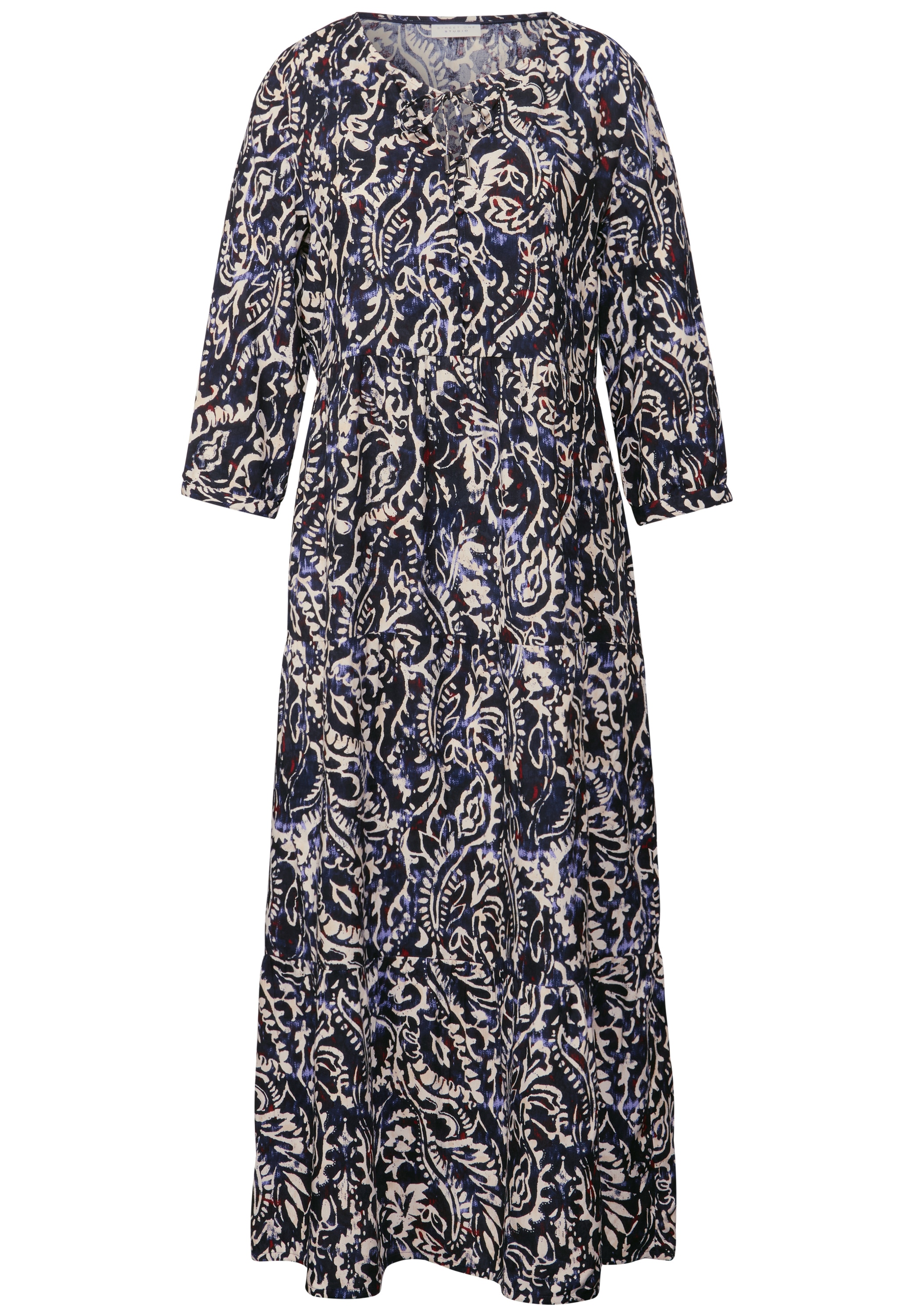 STREET ONE STUDIO Maxikleid, aus Viskose