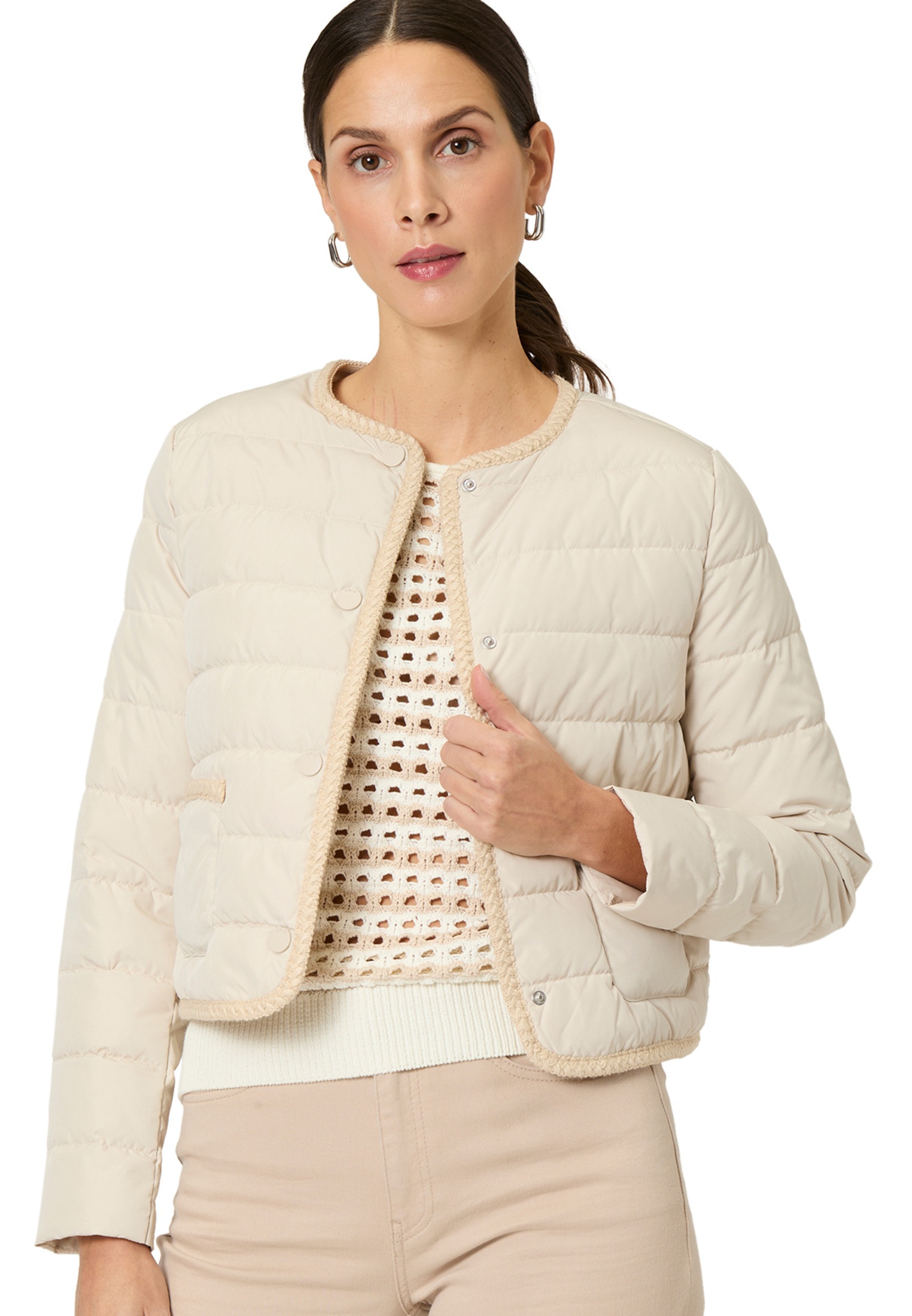 Zero Steppjacke "zero Damen Steppjacke mit Knopfleiste" günstig online kaufen
