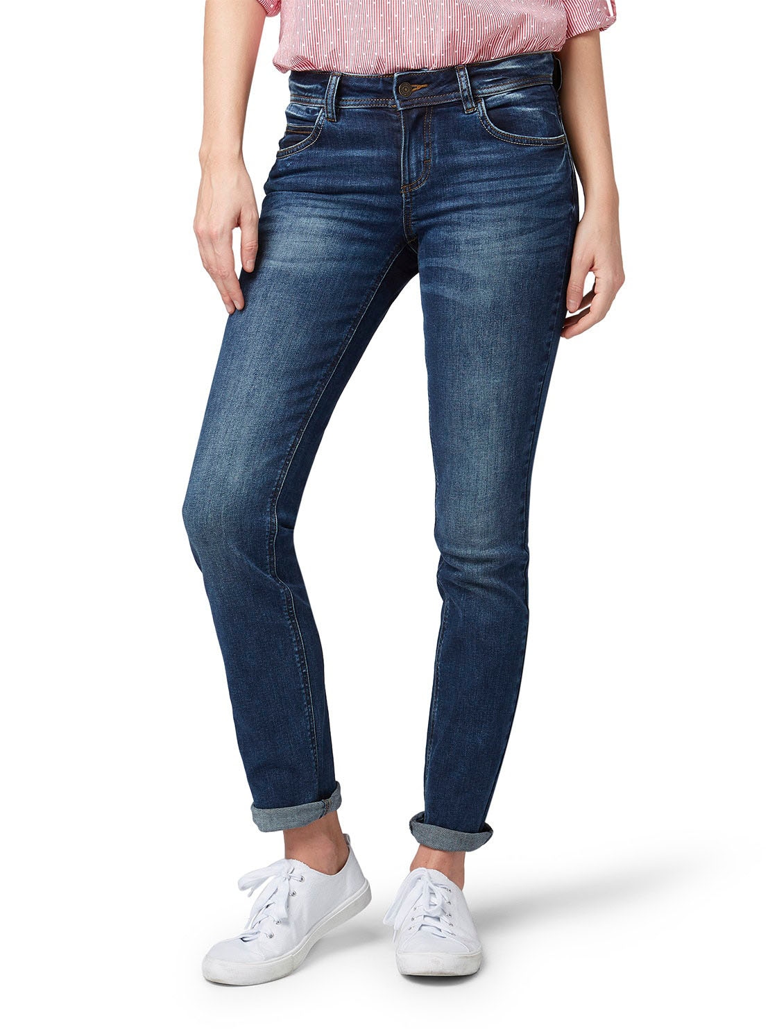 TOM TAILOR Straight-Jeans "Alexa Straight", in 5-Pocket-Form