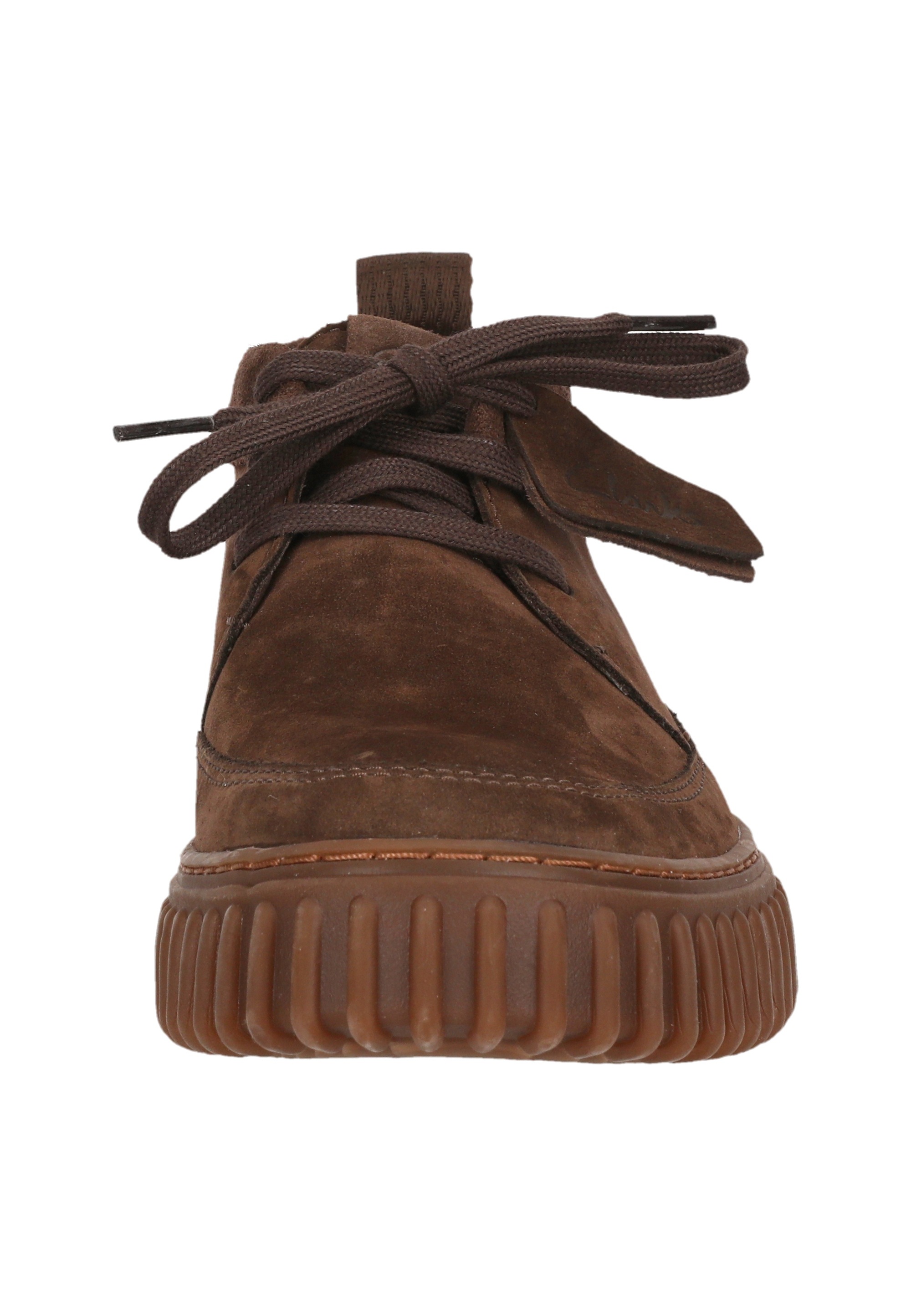Clarks Stiefelette »Torhill Lace High«, mit gerippter Laufsohle