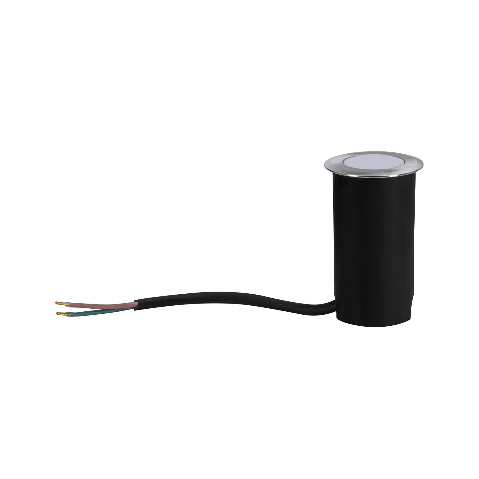 Paulmann LED Einbauleuchte »IP65 rund 50mm 2200K 2,2W 60lm 230V Alu Kunststoff, Metall« 1 Stk. Bodeneinbauleuchte Goldlicht insektenfreundlich