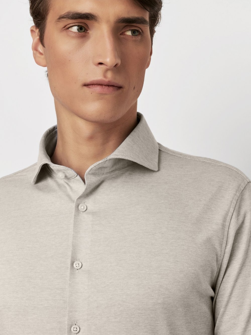 Thumbnail - DESOTO Langarmhemd "Jerseyhemd Essential Hai langarm" Flexibler Stretch