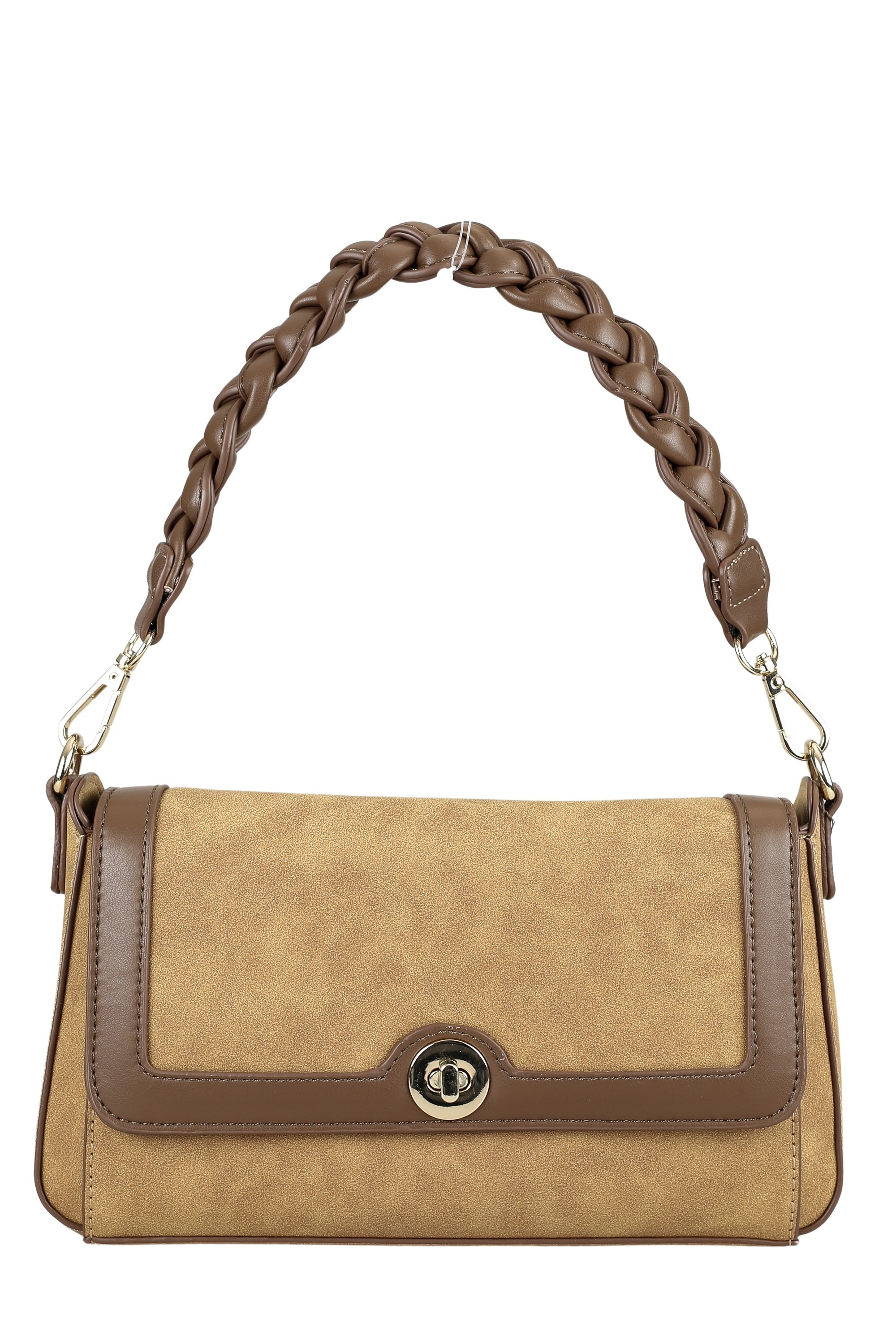 COLLEZIONE ALESSANDRO Schultertasche »Brown«, mit Flechtung