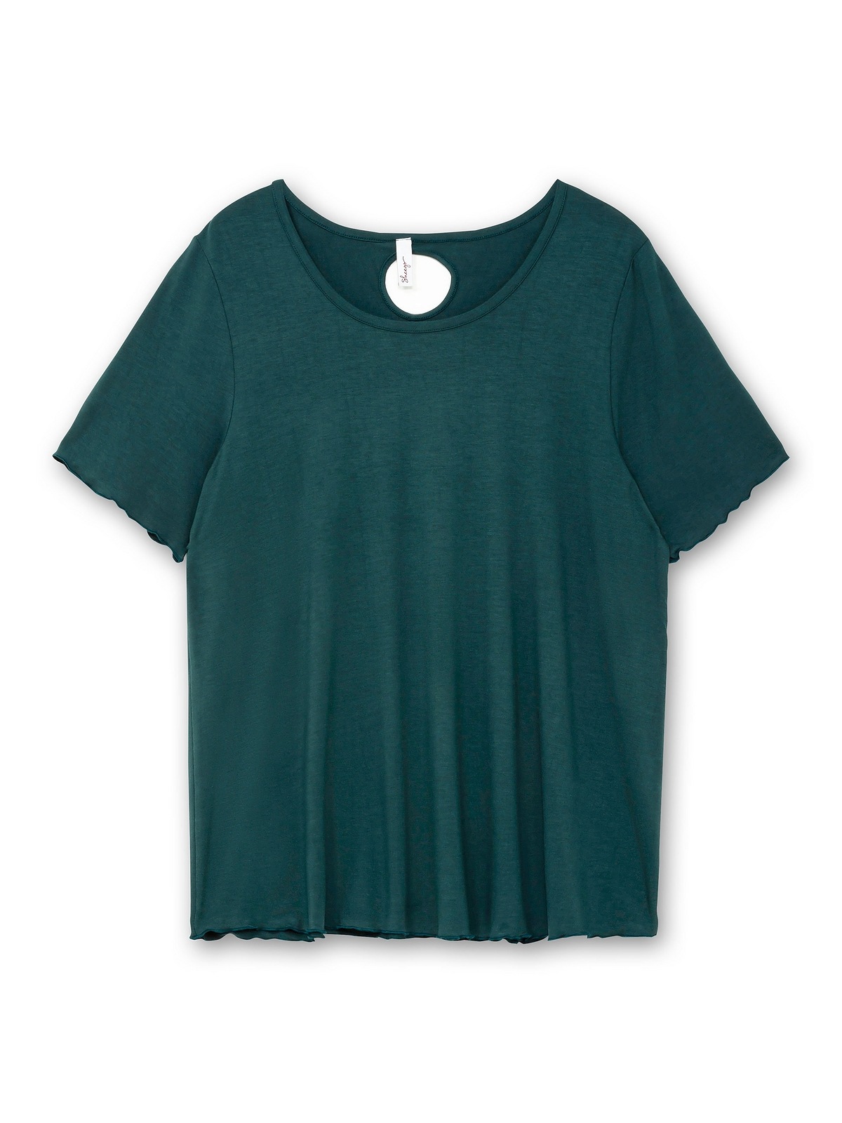 Sheego T-Shirt »Große Größen«, in A-Linie, mit Cut-out im Nacken