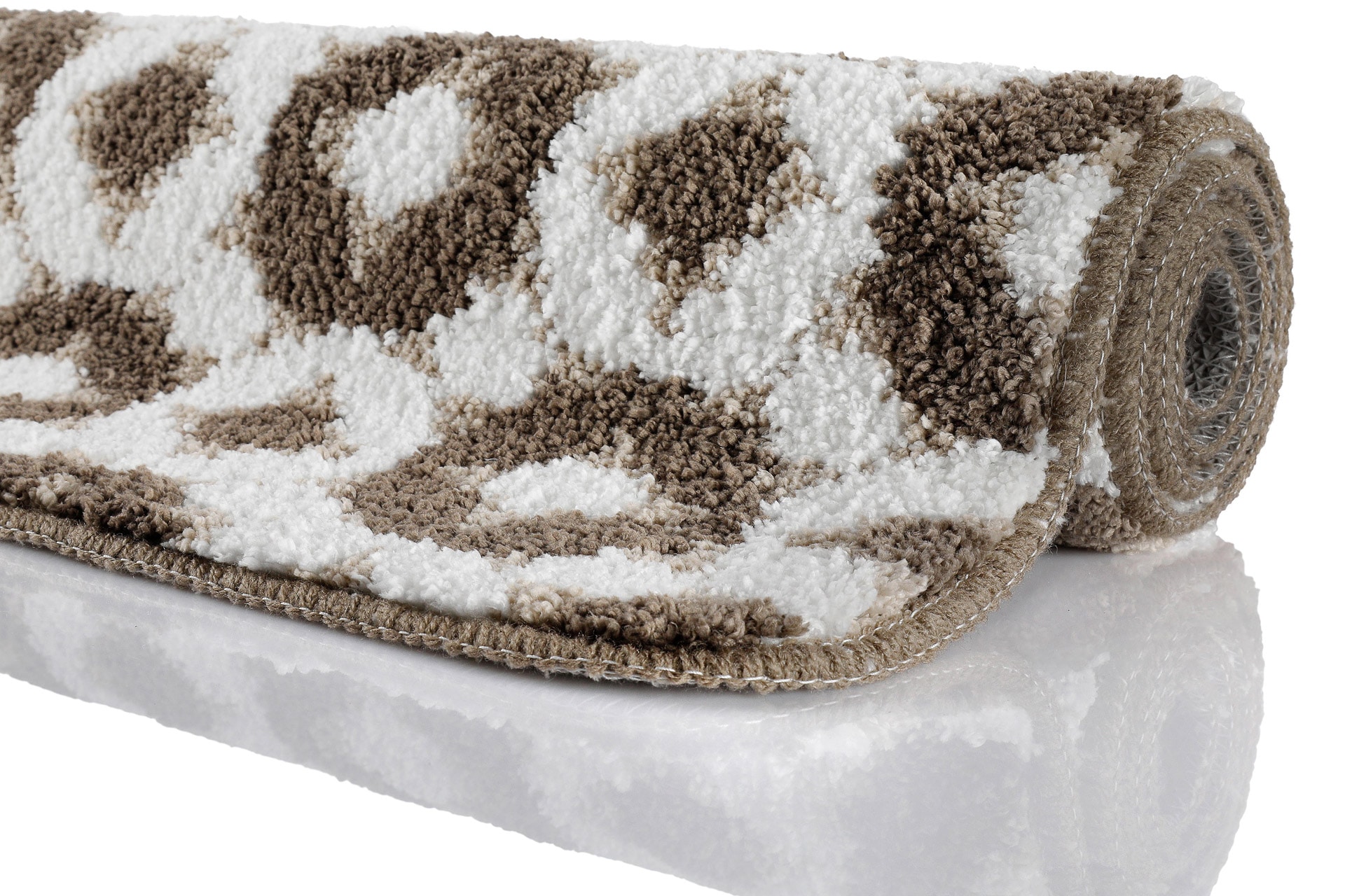 Wecon home Basics Badematte »J&J«, waschbar, rutschfest, strapazierfähig, saugfähig, pflegeleicht, weich