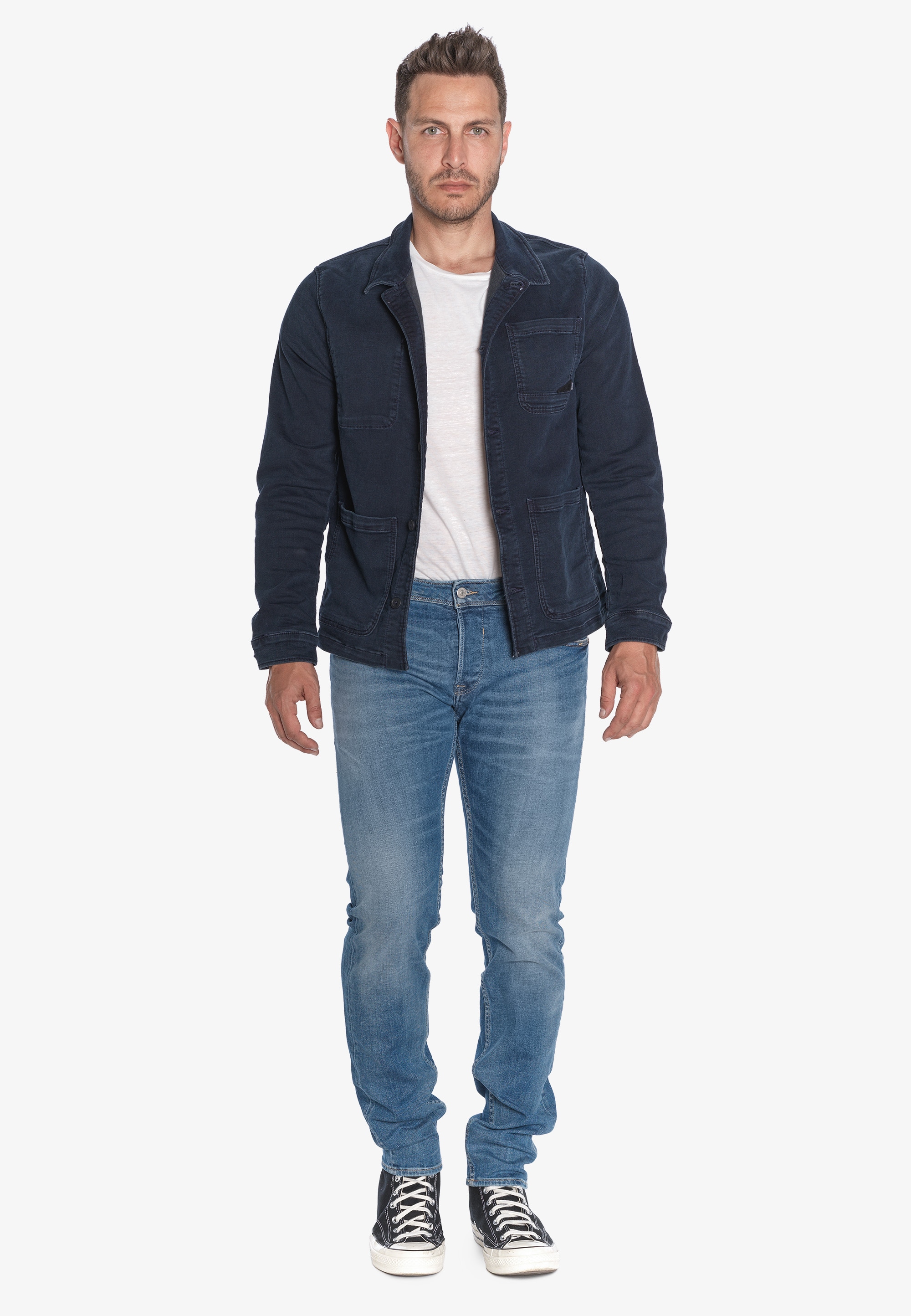 Le Temps Des Cerises Bequeme Jeans, im lässigen Washed-Look