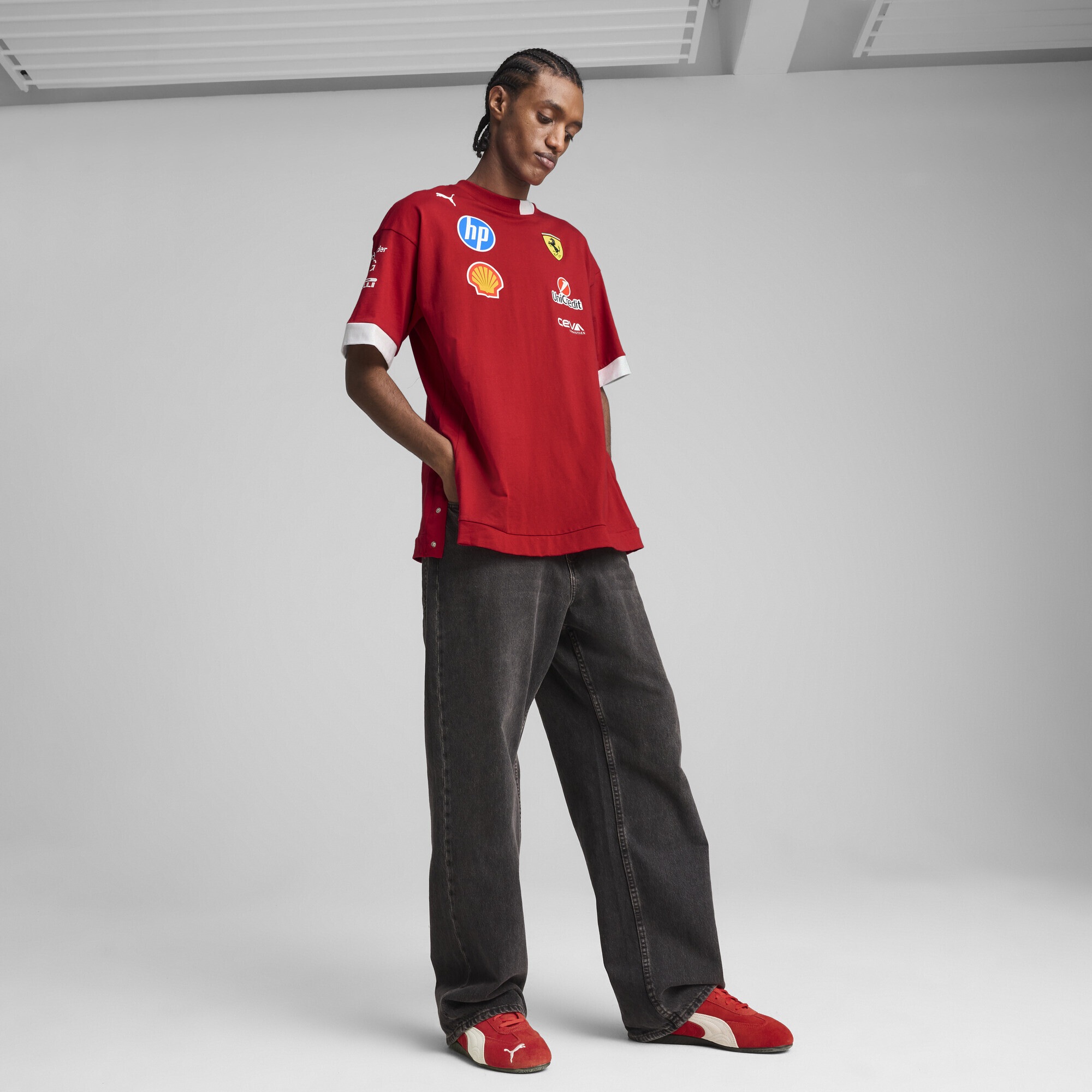 PUMA T-Shirt »Scuderia Ferrari 2025 Drivers T-Shirt Herren«