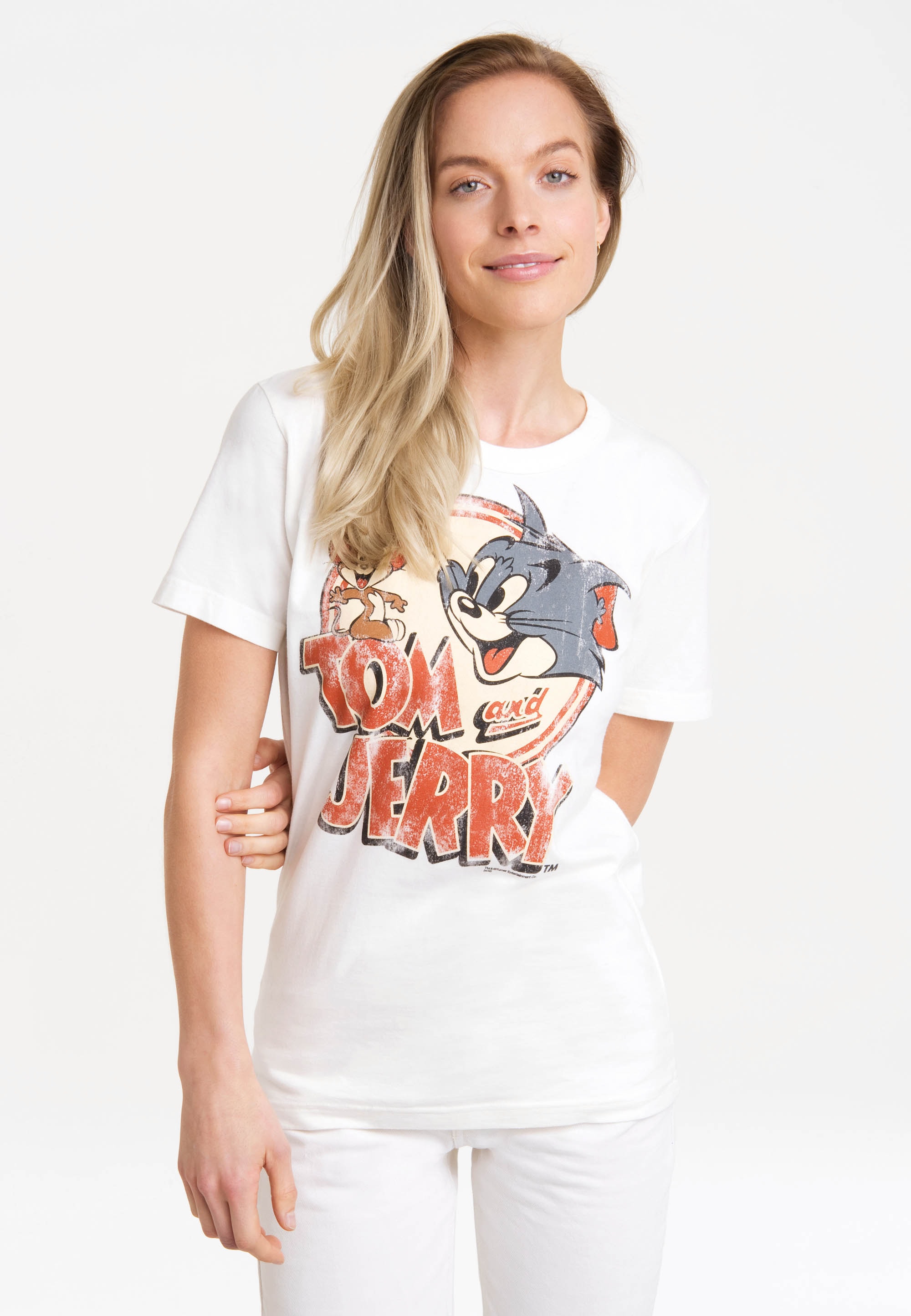 LOGOSHIRT T-Shirt »Tom & Jerry« mit lizenziertem Print