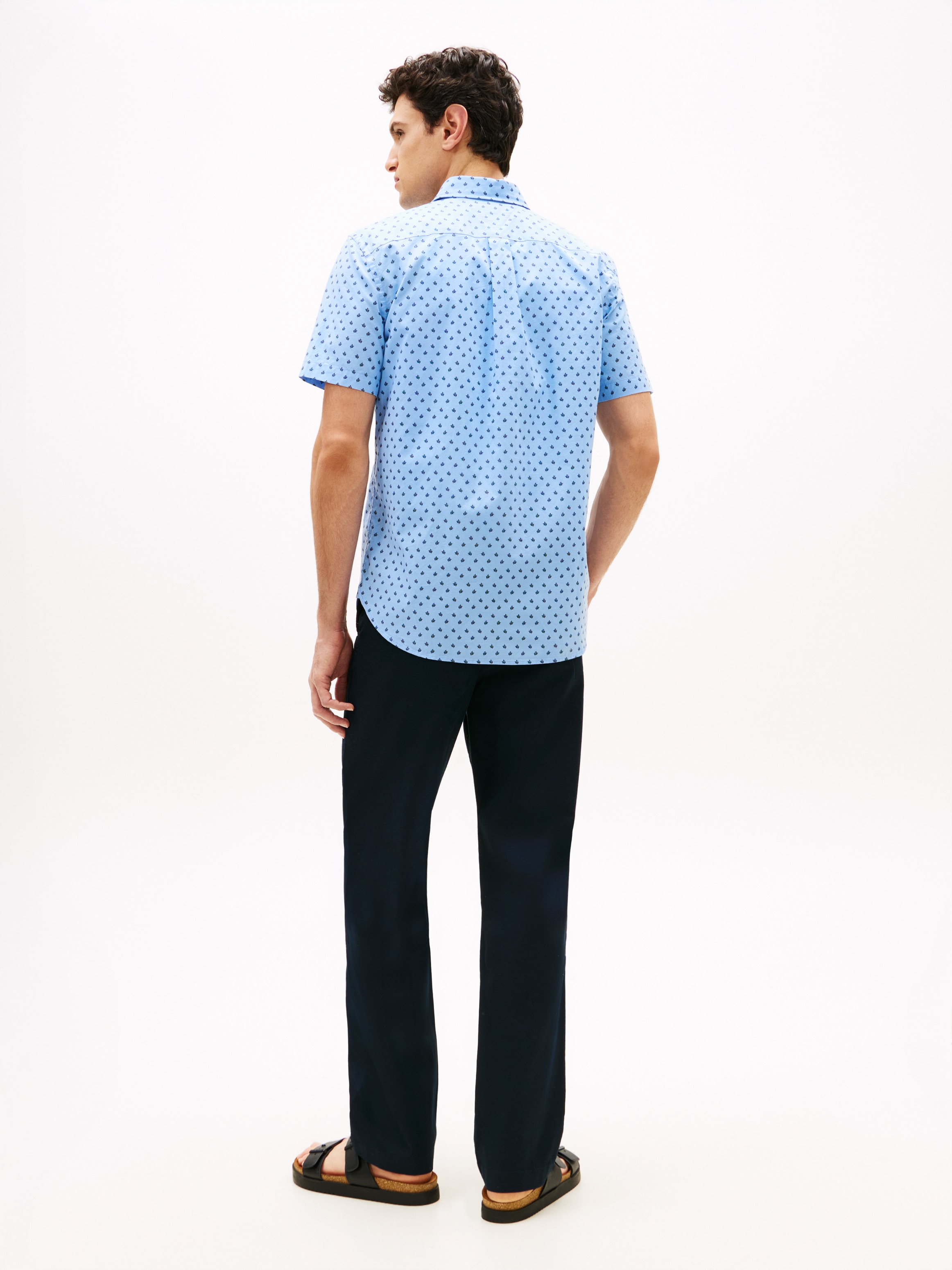 Tommy Hilfiger Kurzarmhemd »FLEX POPLIN PRINT Regular Fit«