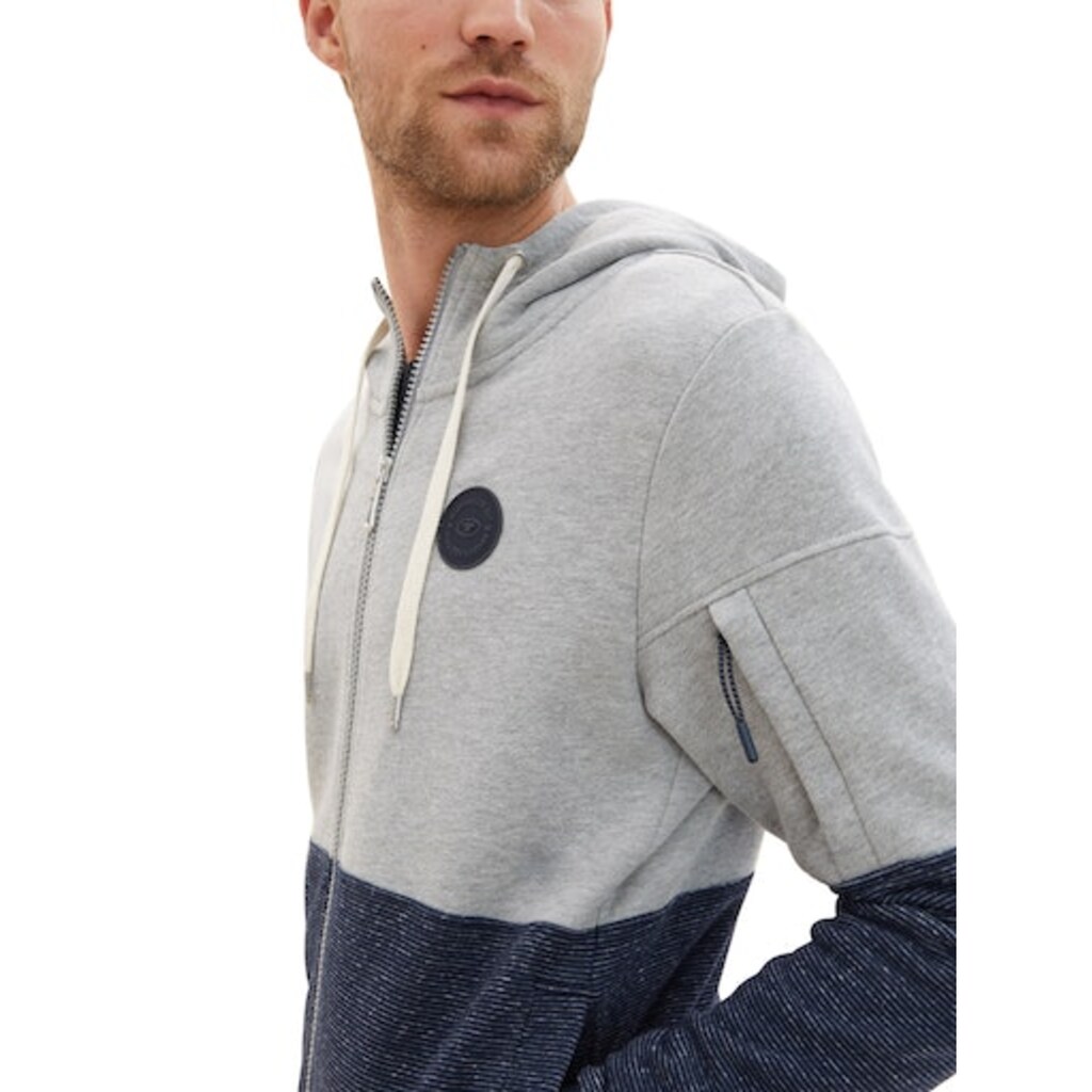 TOM TAILOR Kapuzensweatjacke