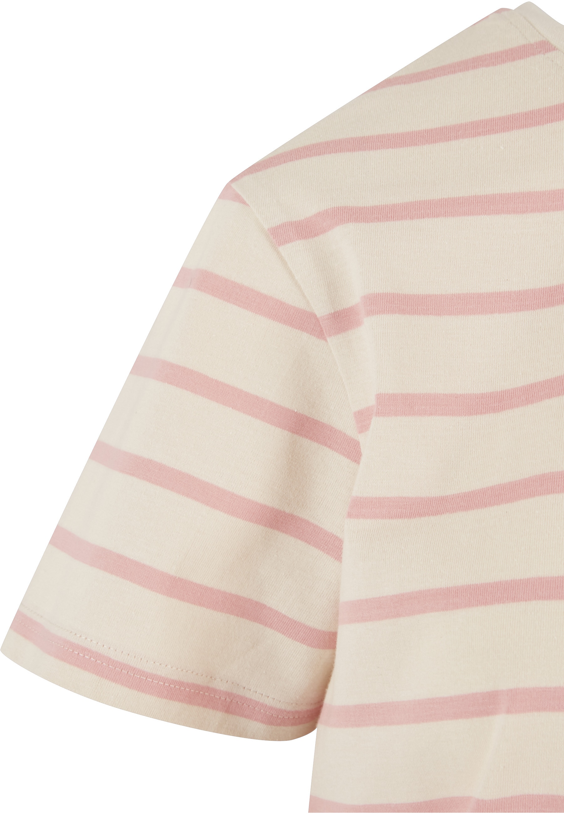 URBAN CLASSICS T-Shirt »Urban Classics Damen Ladies Striped Boxy Tee« 1 Stk.