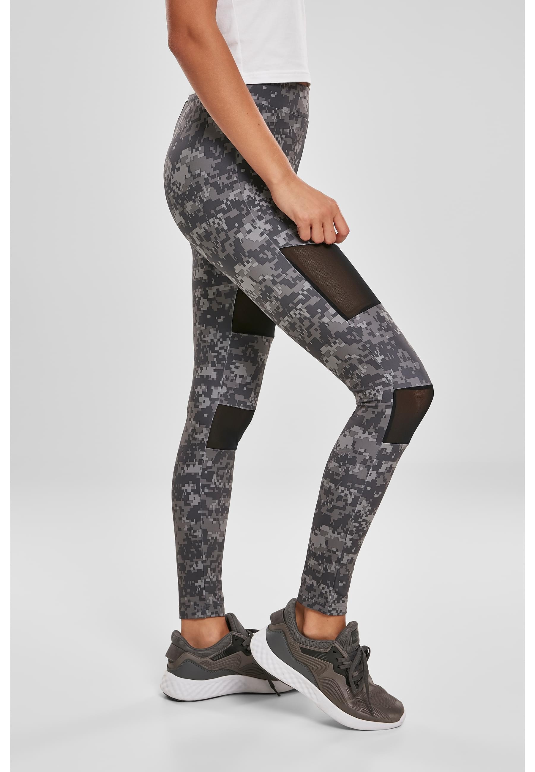 URBAN CLASSICS Leggings »Urban Classics Damen Ladies Camo Tech Mesh Leggings«, (1 tlg.)