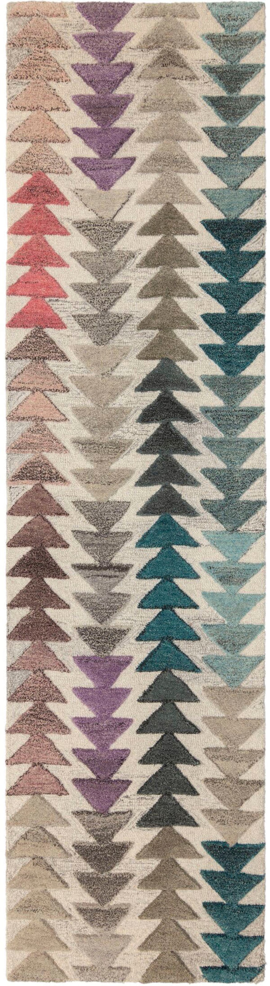 FLAIR RUGS Läufer "Archer 3D Effekt" rechteckig 10 mm Höhe Wolle, Teppichlä günstig online kaufen