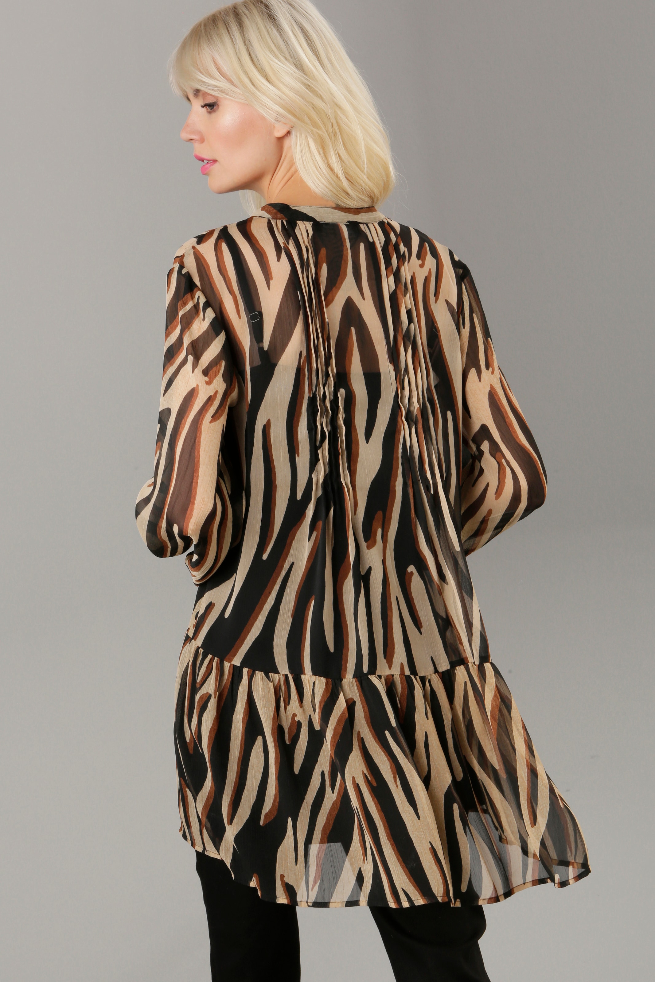 Aniston SELECTED Longtunika, mit stoffbezogenen Knöpfen und Biesen - NEUE  KOLLEKTION für kaufen | BAUR