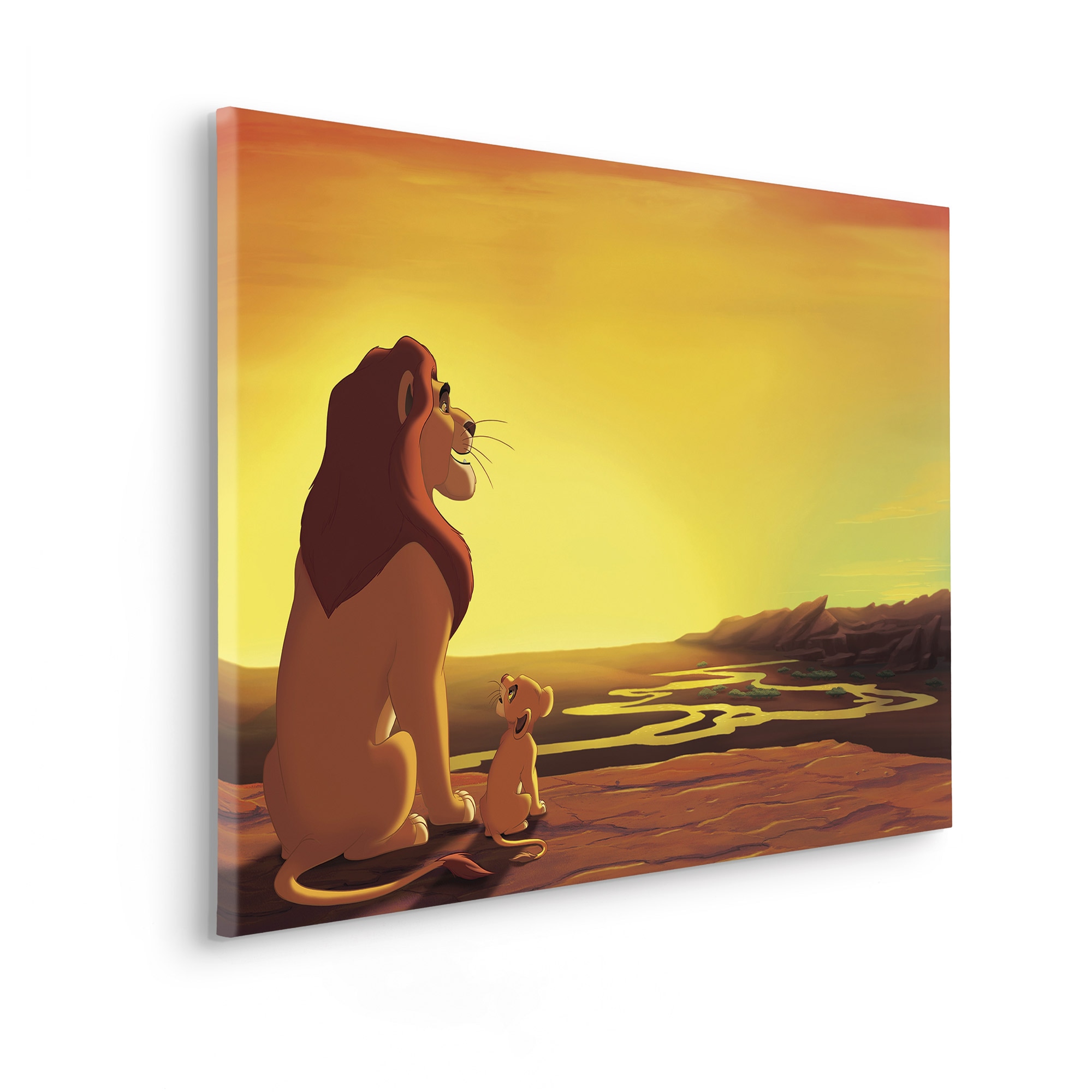 Komar Leinwandbild »Disney The Lion King Your Kingdom«, Disney, (Set, 1 St.), 90 x 60 cm (Breite x Höhe) - Kinderzimmer, Dekoration