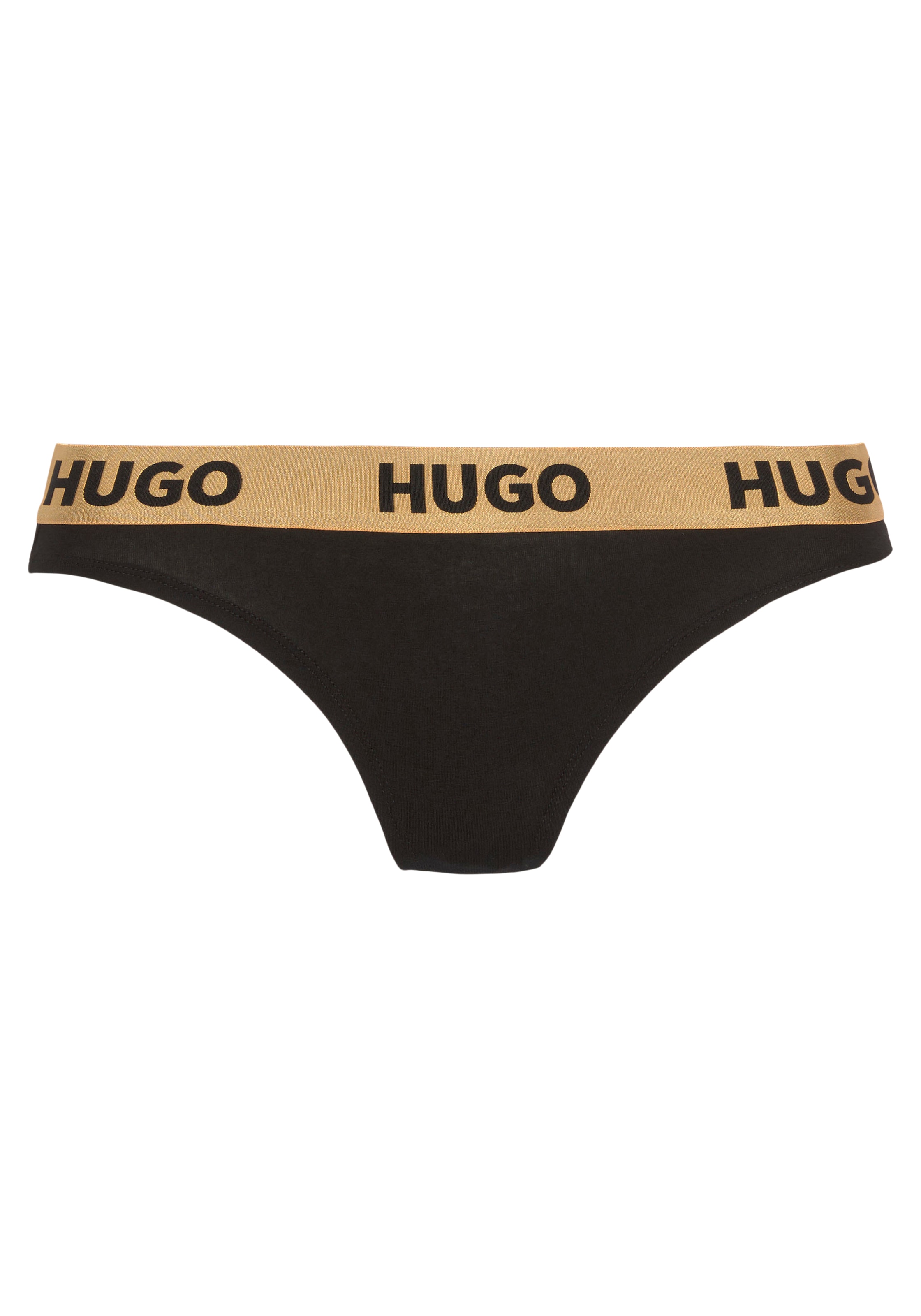 LOGO«, elastischem BAUR Bund SPORTY kaufen »THONG HUGO Logo HUGO | auf mit String