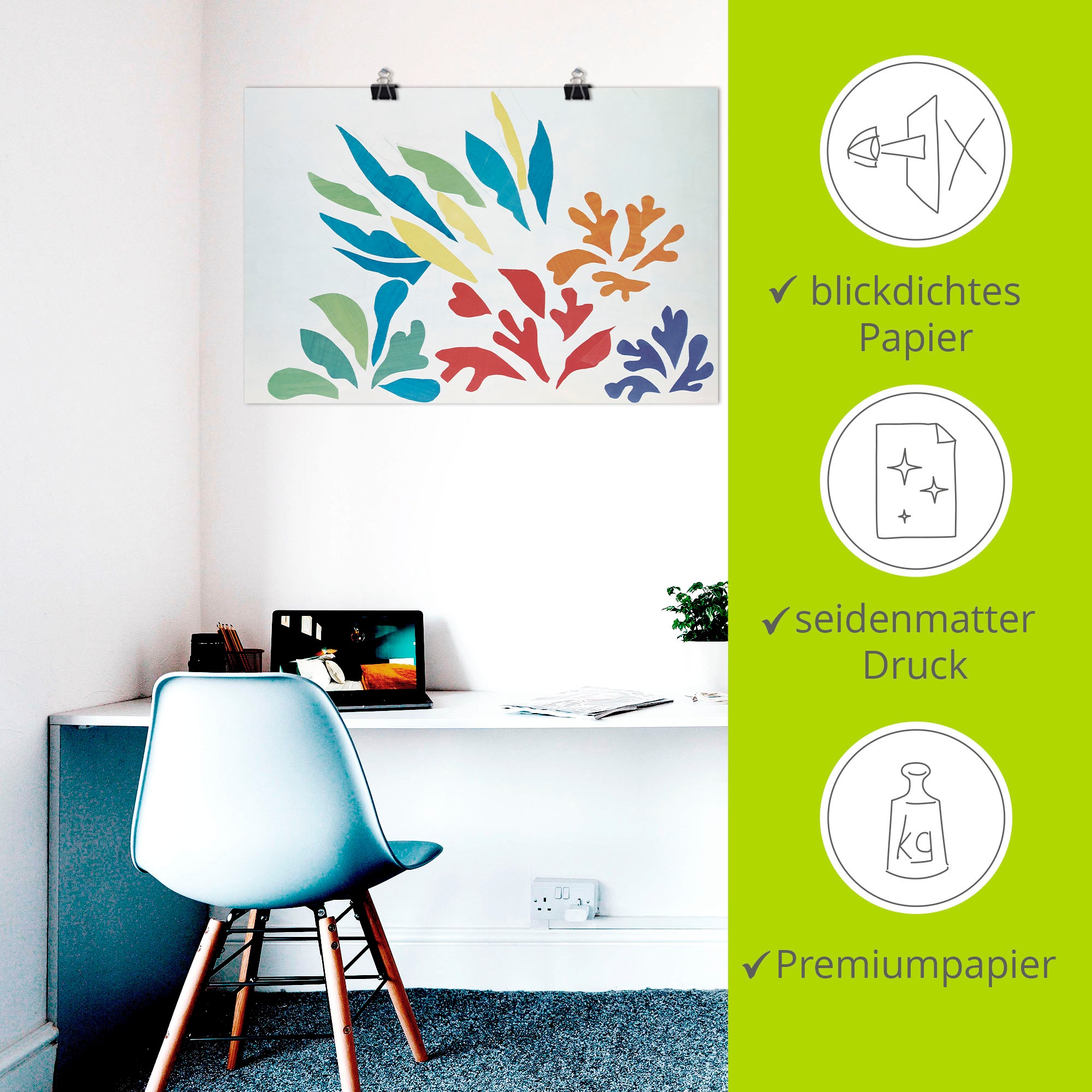 Artland Wandbild »Acanthes Nr.30.« Gegenstandslos 1 Stk. tlg. als Alubild, Leinwandbild, Poster, Wandaufkleber in verschied. Größen