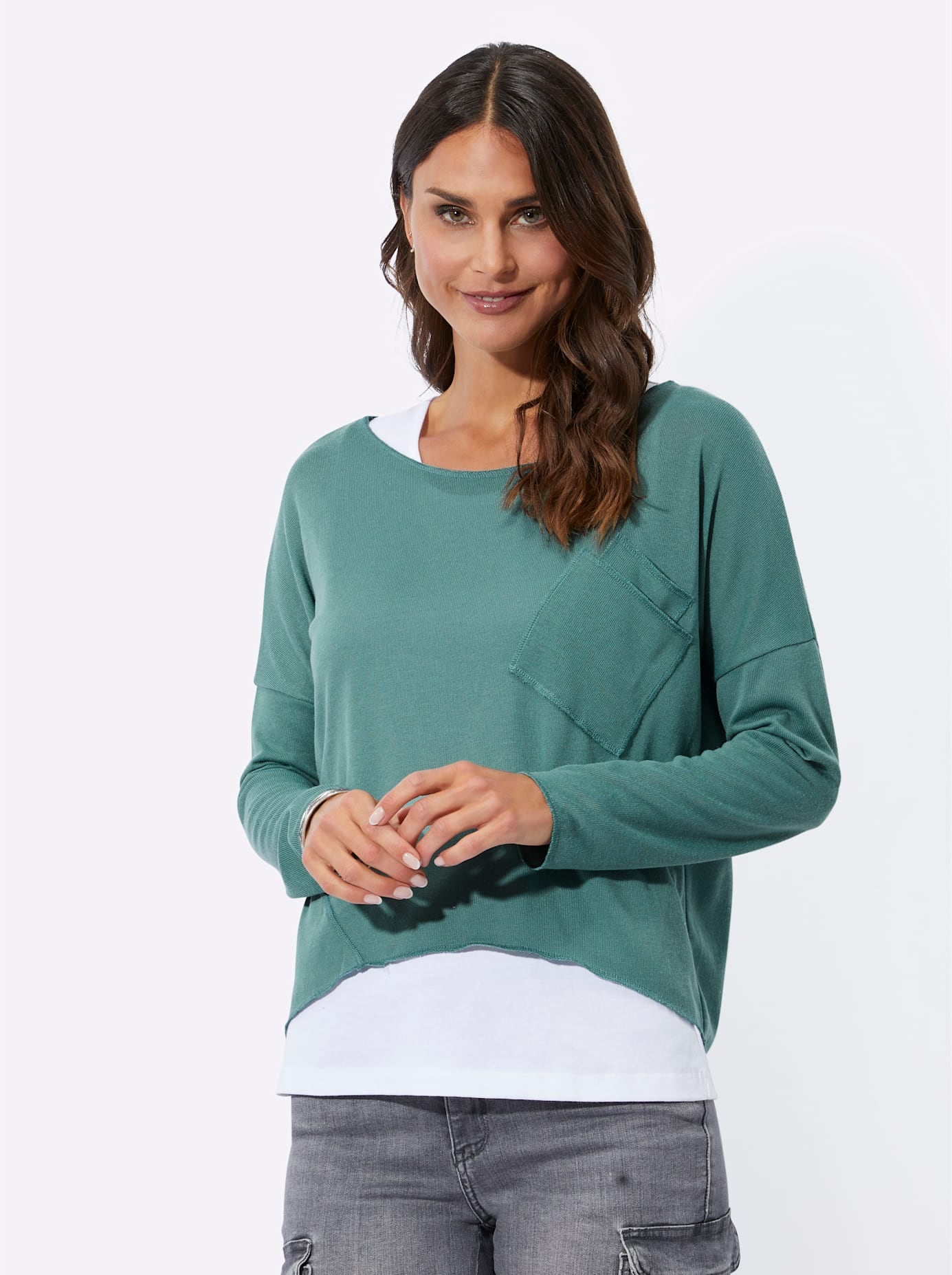 Inspirationen Oversize-Shirt "Shirt + Top", (1 tlg.) günstig online kaufen