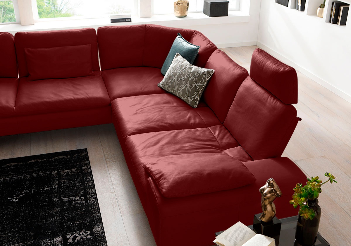 W.SCHILLIG Ecksofa »valentinoo, Designsofa, elegant und bequem, L-Form«, (Set), mit Sitztiefenverstellung, Breite 318 cm