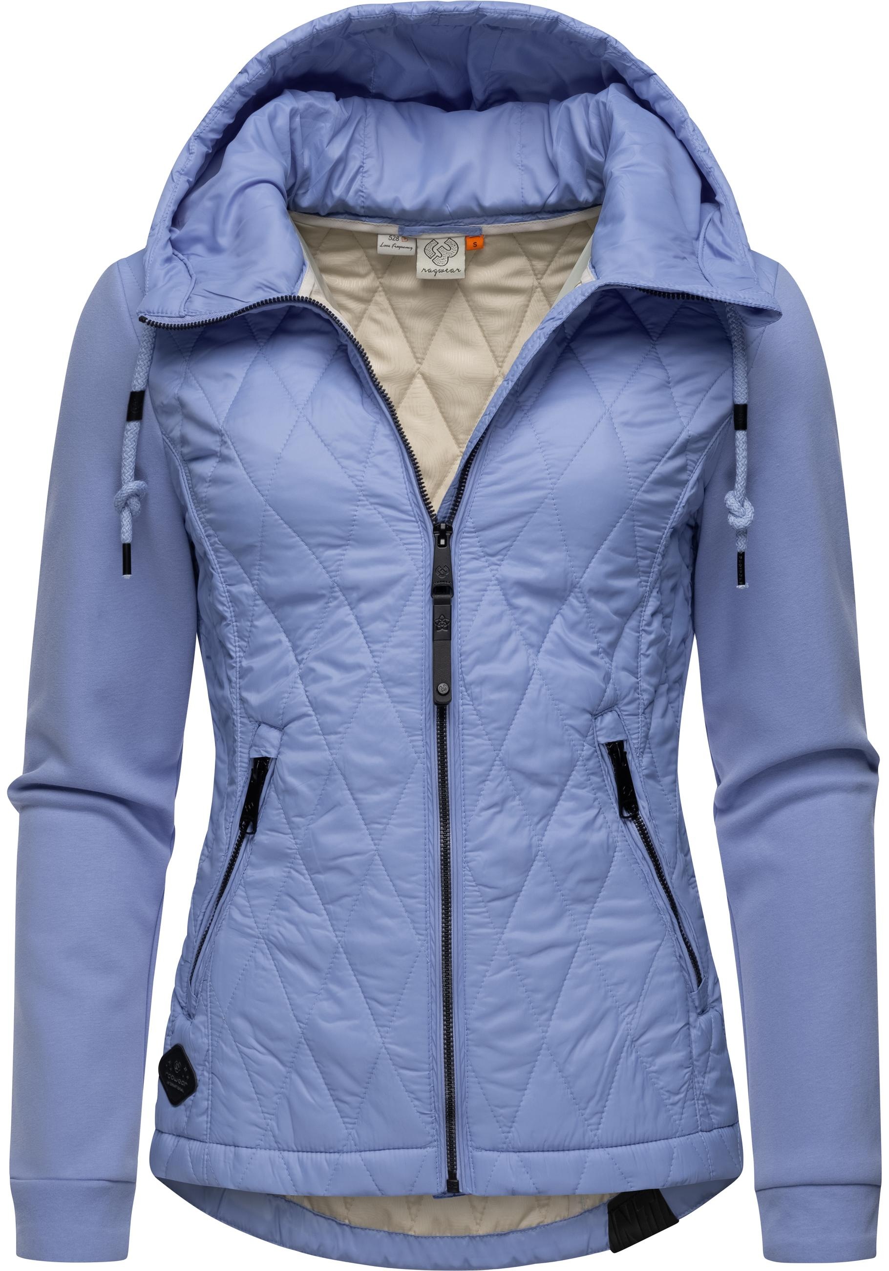 Ragwear Outdoorjacke »Lucinda«, mit Kapuze, Steppjacke aus modernem Materialmix mit Kapuze