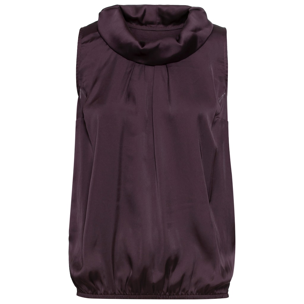 Laura Scott Blusentop, aus Satin und Jersey