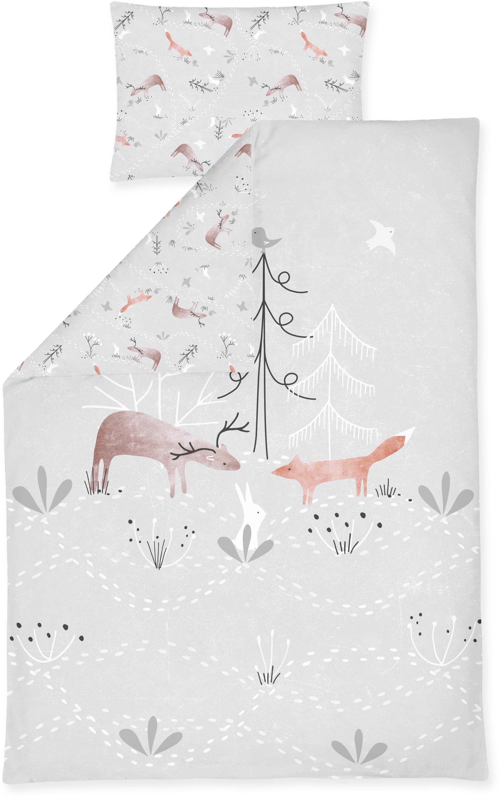 Julius Zöllner Kinderbettwäsche "Woodlife" 2 Stk. günstig online kaufen