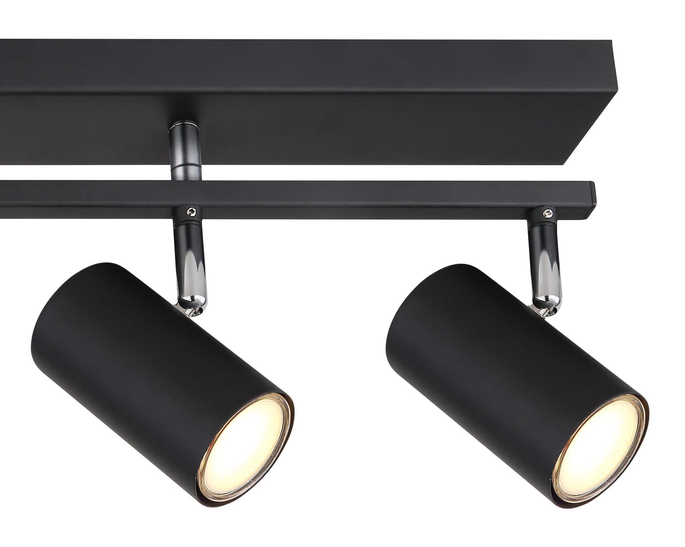 GLOBO LIGHTING Deckenspot »ROBBY« GU10 1 Stk. Deckenstrahler weiß/Chrom, schwenkbar, GU10