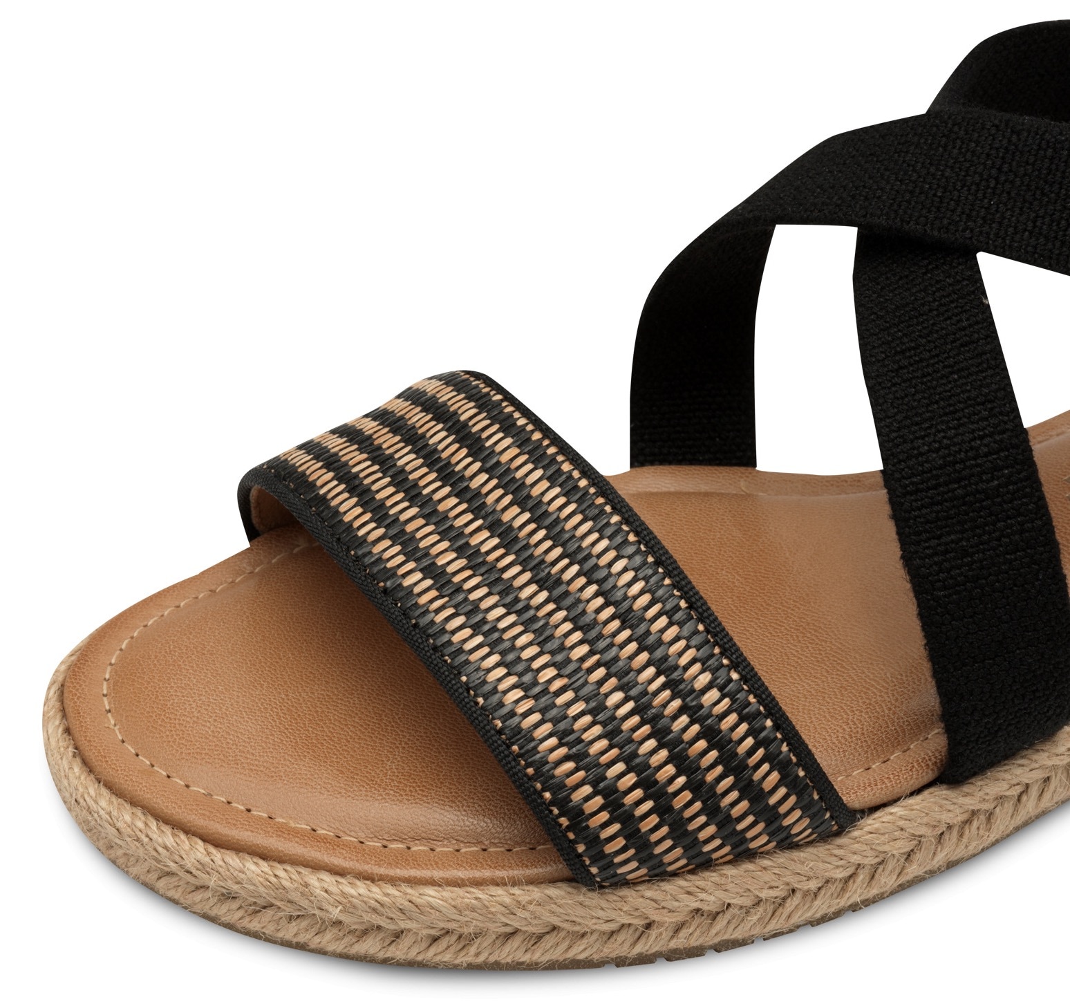Tamaris Riemchensandale, Plateau, Sandalette, Sommerschuh mit Kontrast-Details