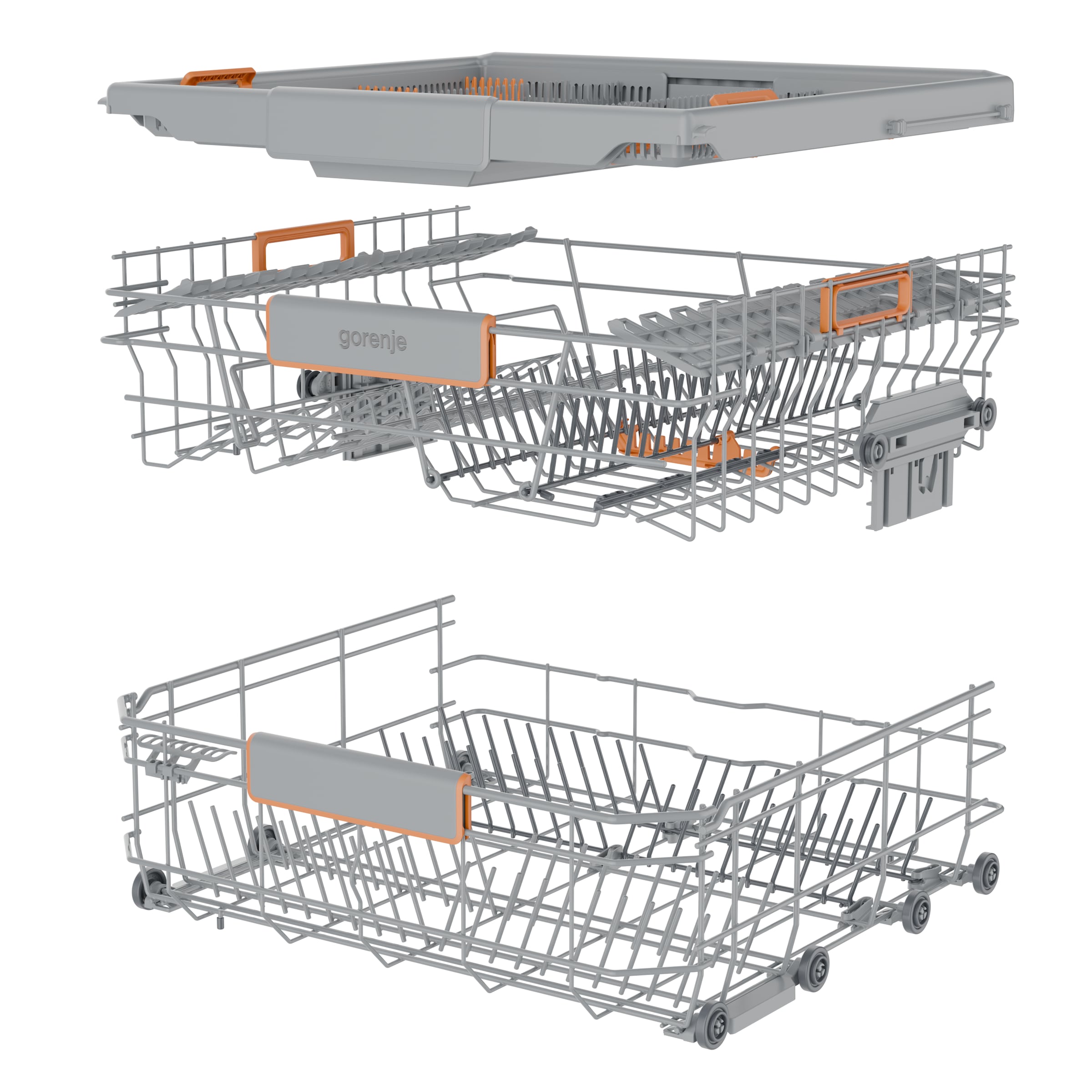 GORENJE vollintegrierbarer Geschirrspüler XXL »GV663B65XXL« 9,5 l 16 Maßgedecke XXL Volumen