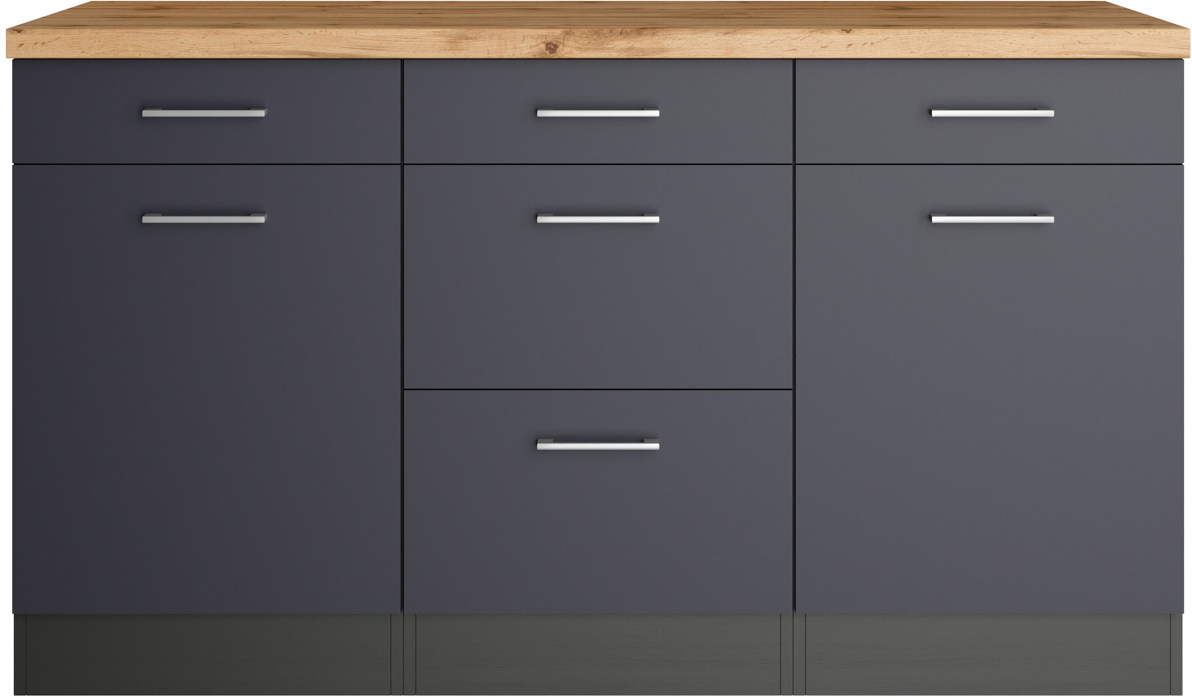 KOCHSTATION Unterschrank »KS-Milan«, HELD Möbel, Unterschrank 150 cm, matte oder hochglänzende Fronten