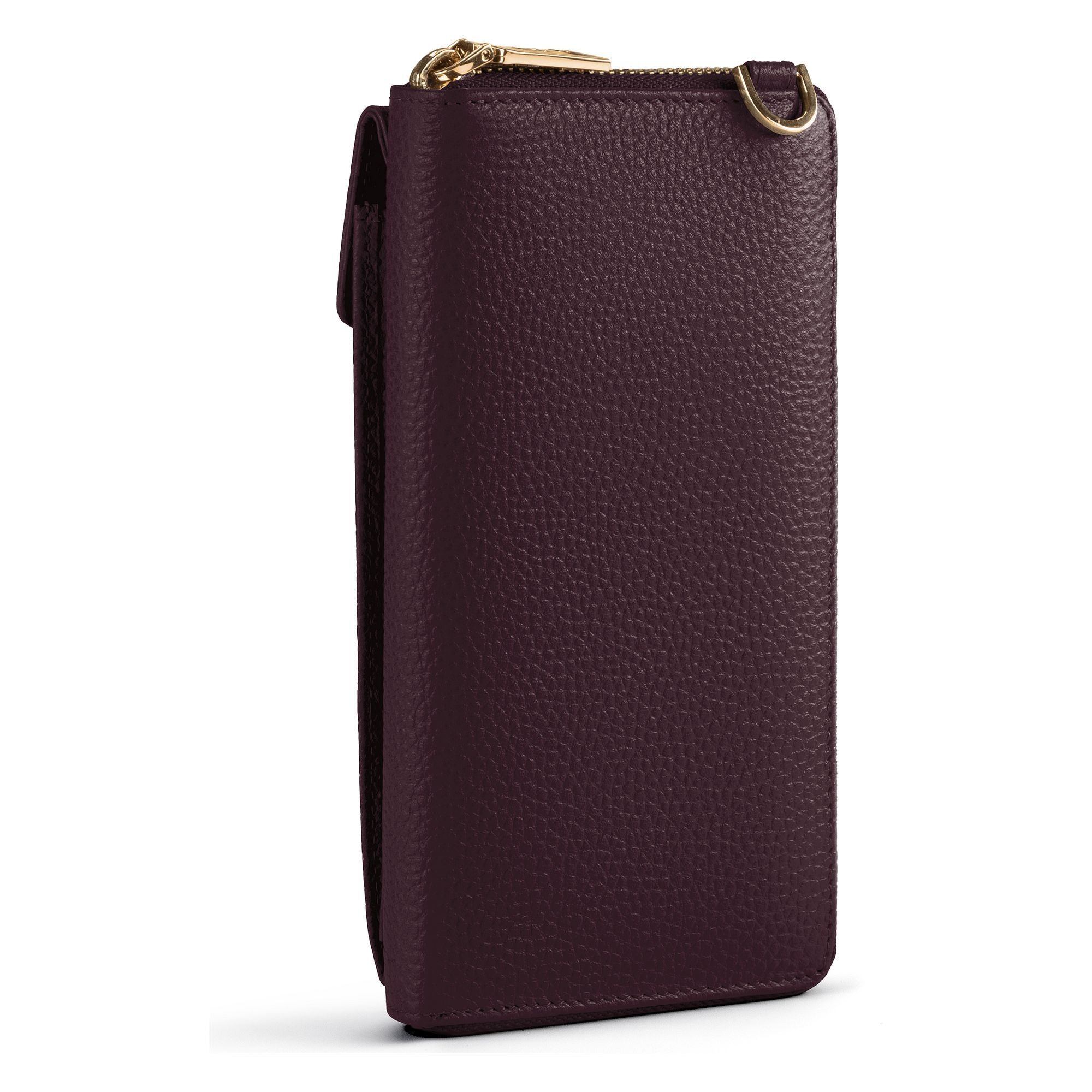 Lazarotti Smartphone-Hülle »Bologna Leather Zip-Around Geldbörse Handytasche Leder 19 cm«
