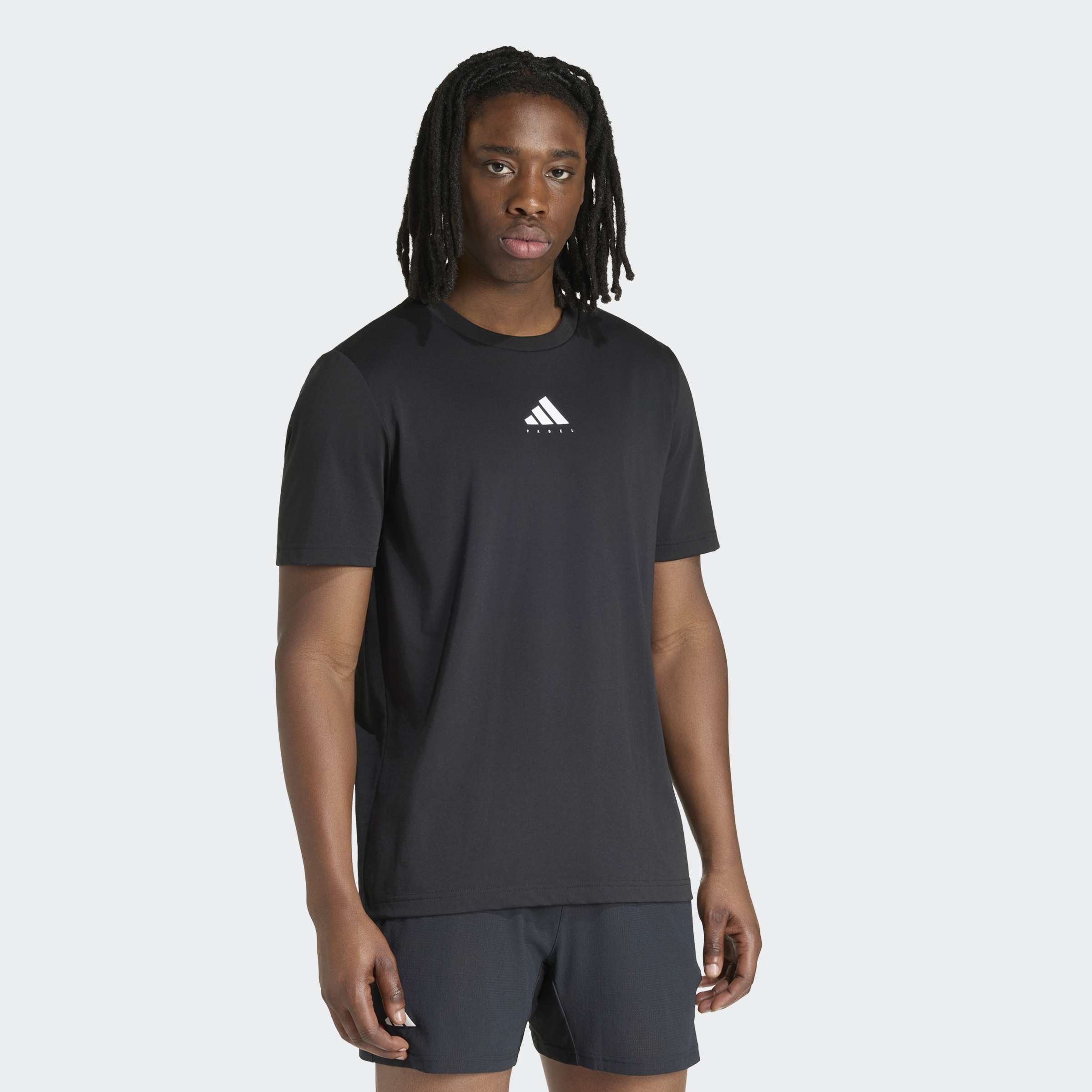 adidas Performance T-Shirt "PADEL CATEGORY GRAFIK" mit Rundhalsausschnitt, ohne Verschluss, aus Polyester