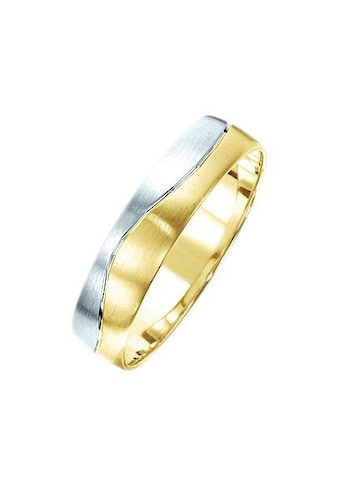 Trauring »Schmuck Geschenk Gold 375 Hochzeit Ehering Trauring "LIEBE" Welle«