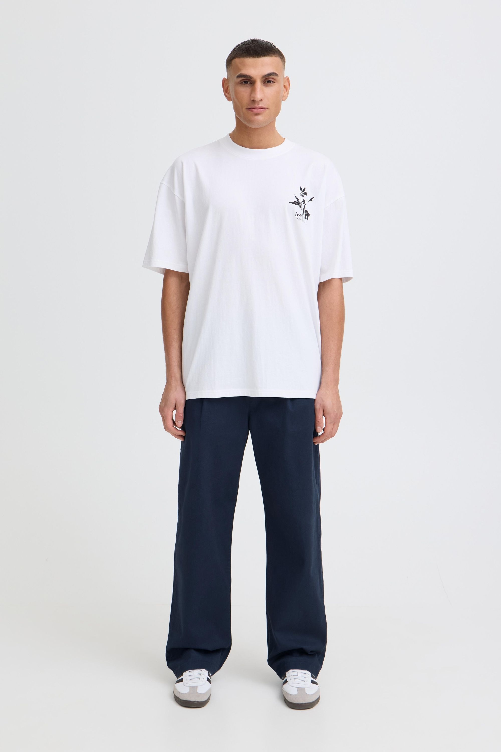 !Solid Chinohose »Chinohose SDMohan Relaxed Fit«