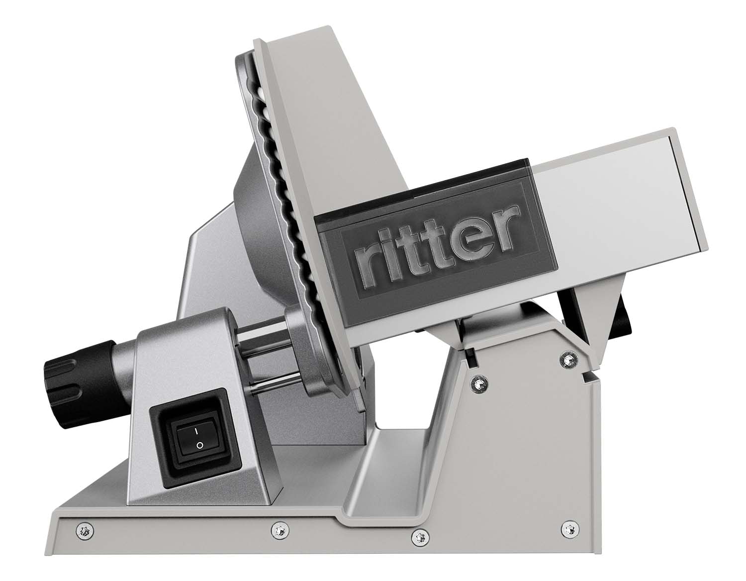 ritter Allesschneider »tondo 13« 170 W Einzigartiger Motorkopf, extra großes Messer 19 cm ∅, Kondensatormotor