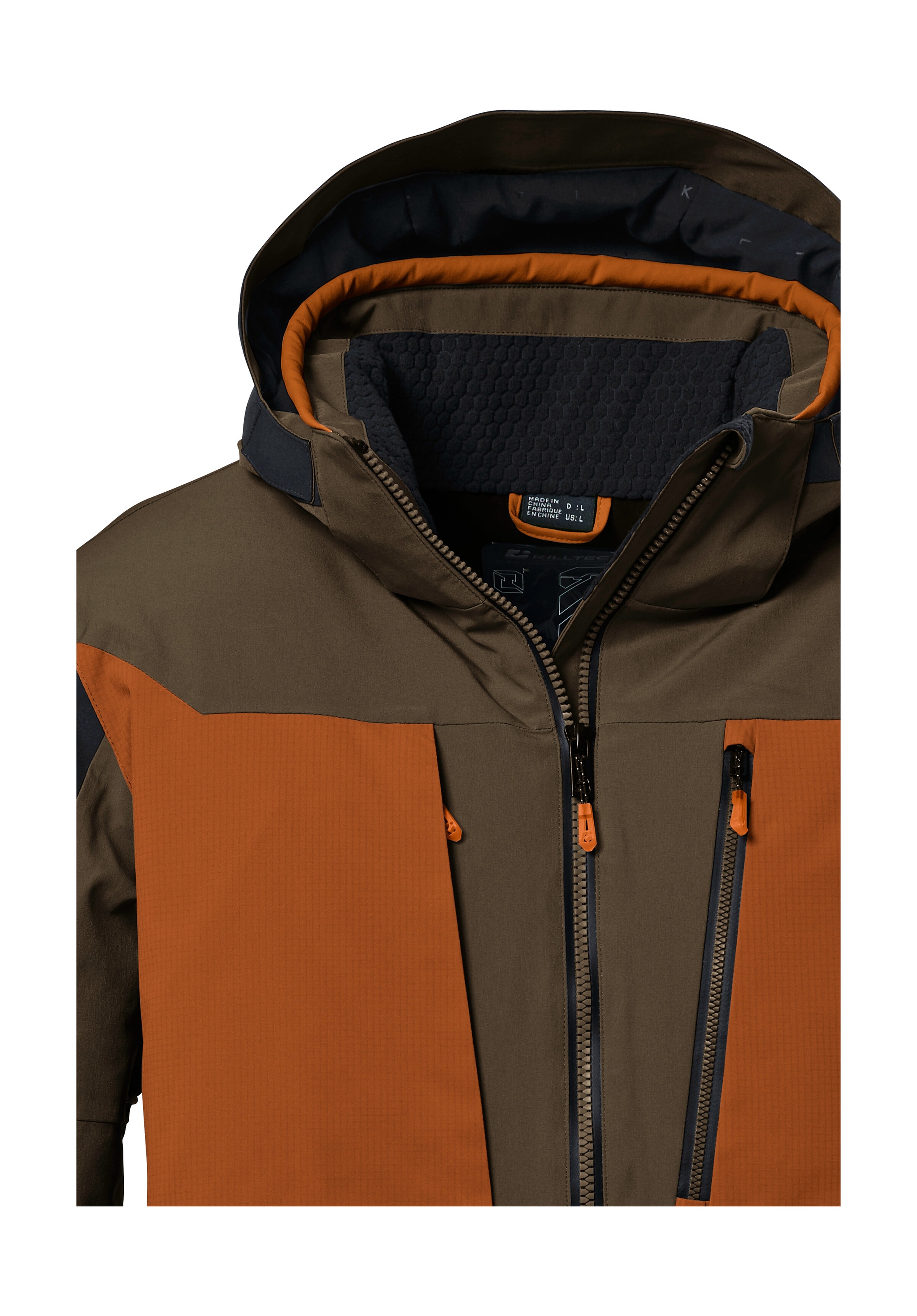 Killtec Skijacke »KSW 47 MN SKI JCKT«, Wasserdichte Herrenjacke, atmungsaktiv, abnehmbare Kapuze