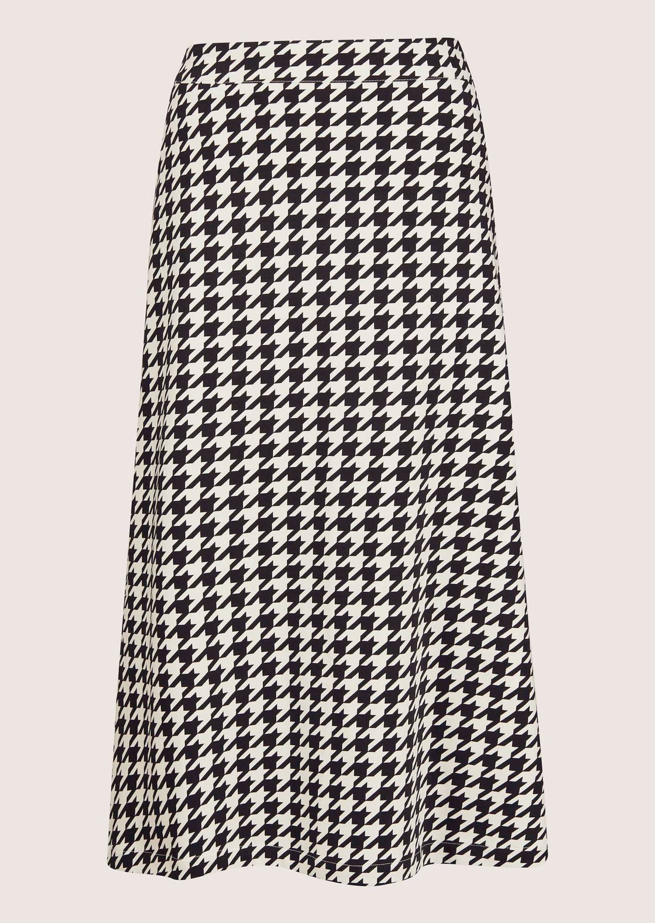 MADELEINE Midirock "Rock Langer Rock im Hahnentritt-Dessin" günstig online kaufen